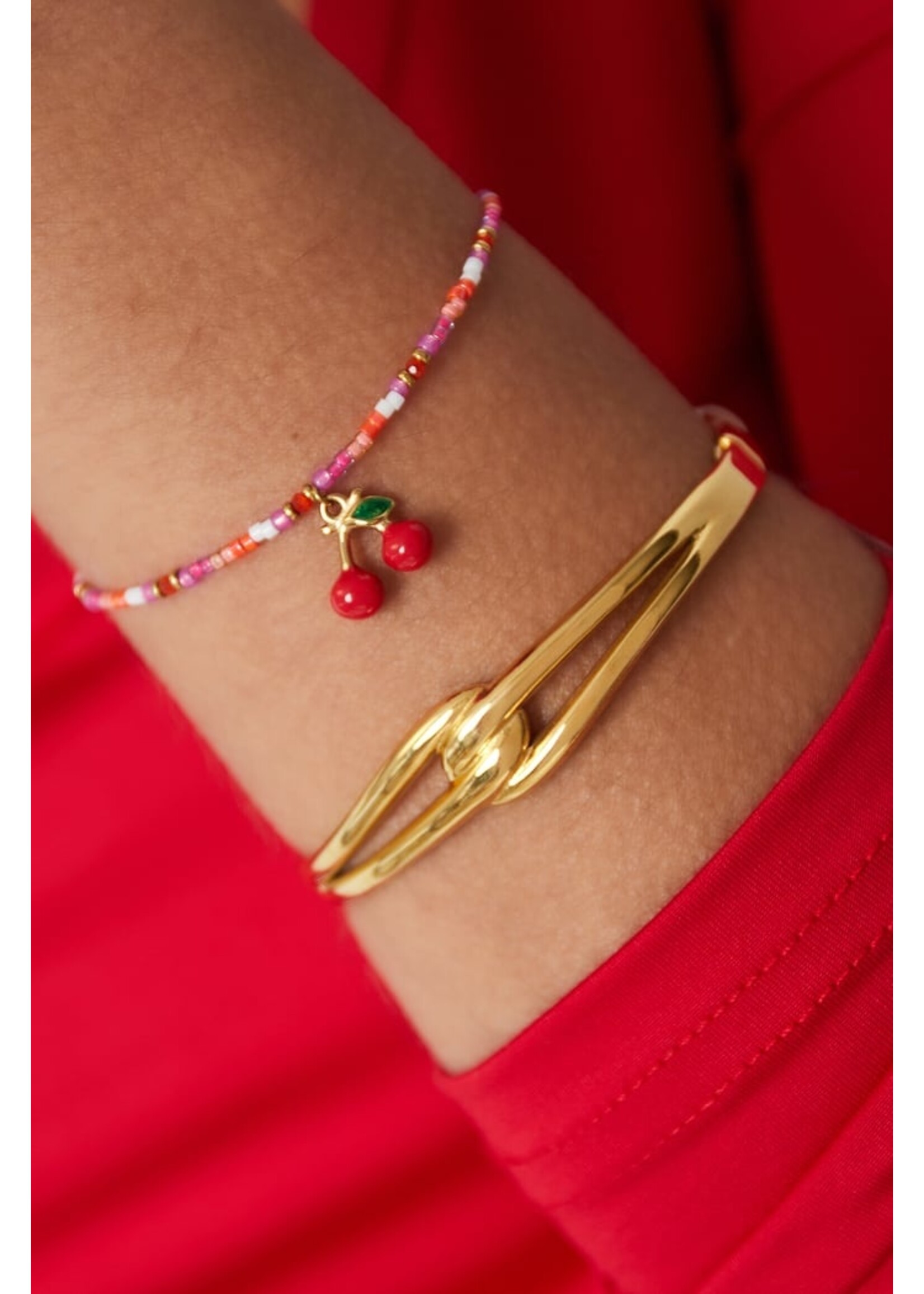 Bracelet cherry moment - Pink multi