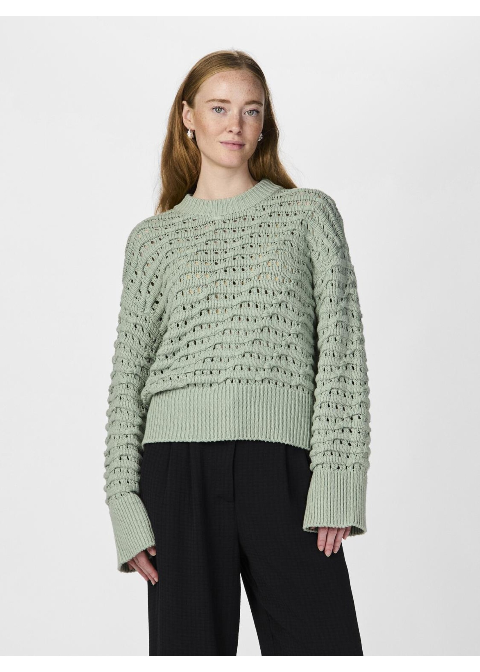 YASICCO LS KNIT PULLOVER S.