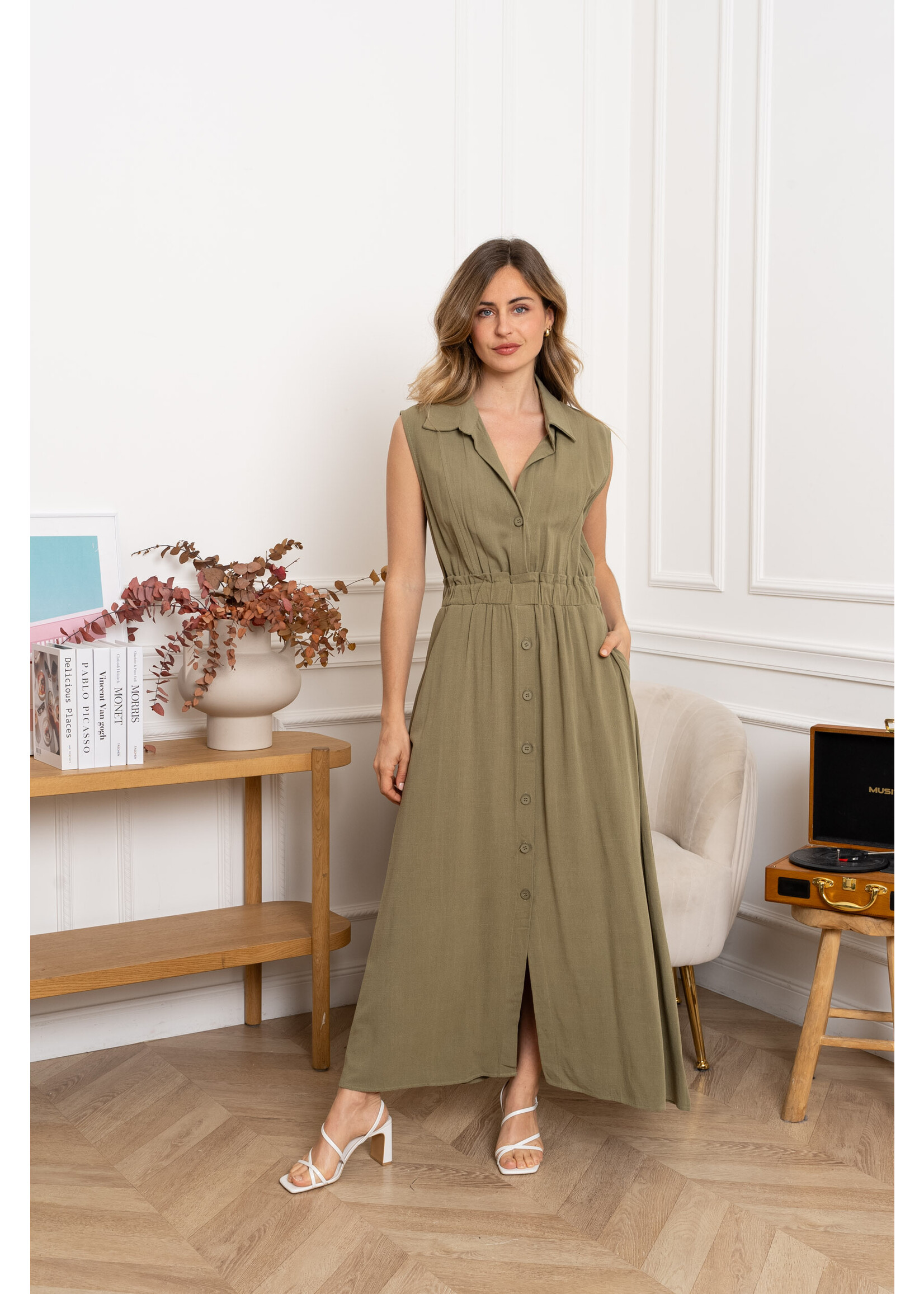 DRESS CAMILLA KHAKI