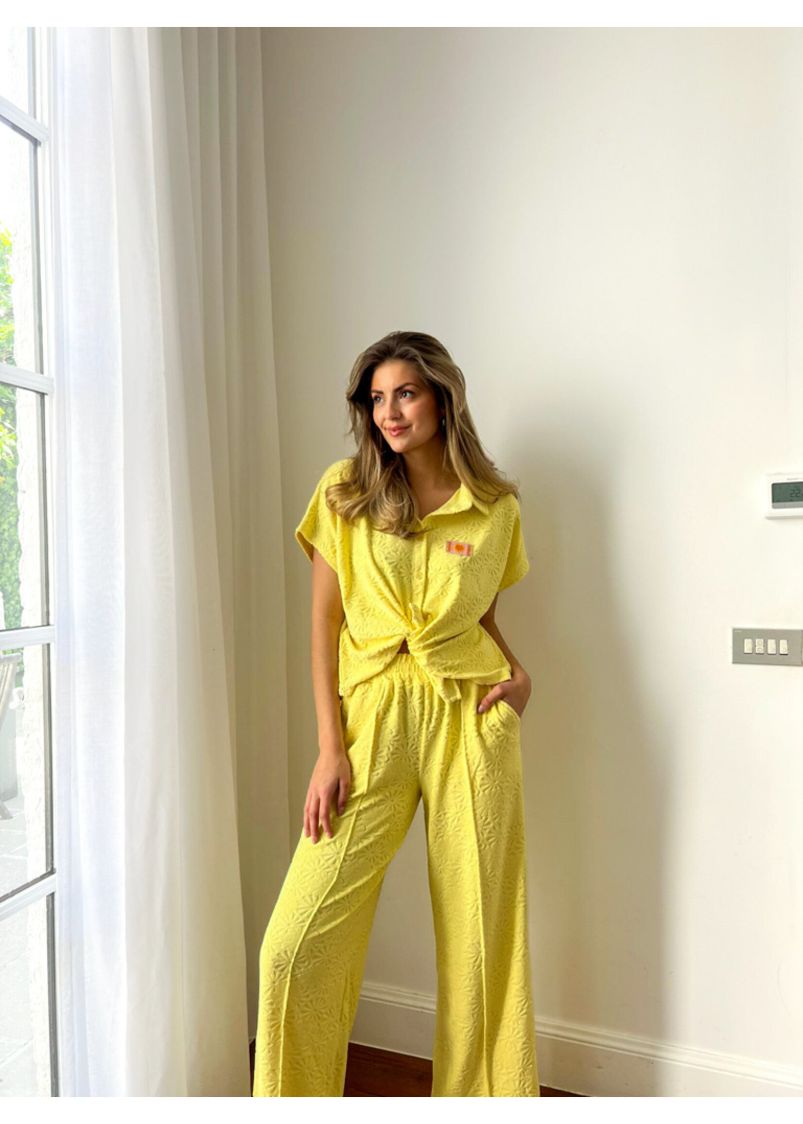 FLOWER BEACH SET PANTS