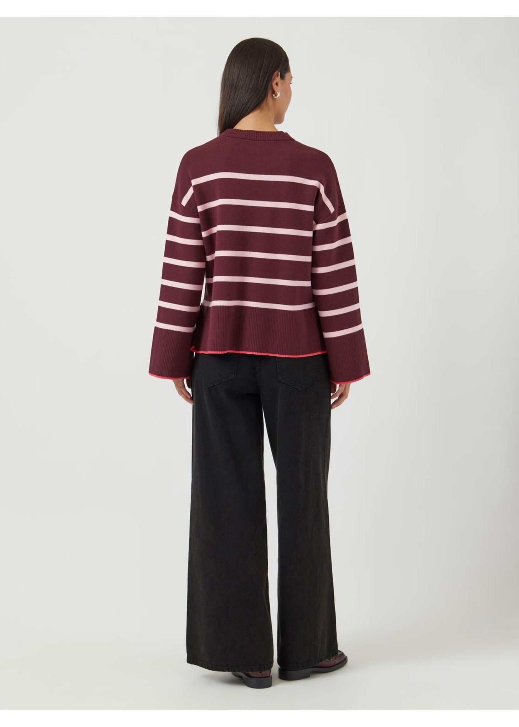 YASELMA LS KNIT PULLOVER NOOS