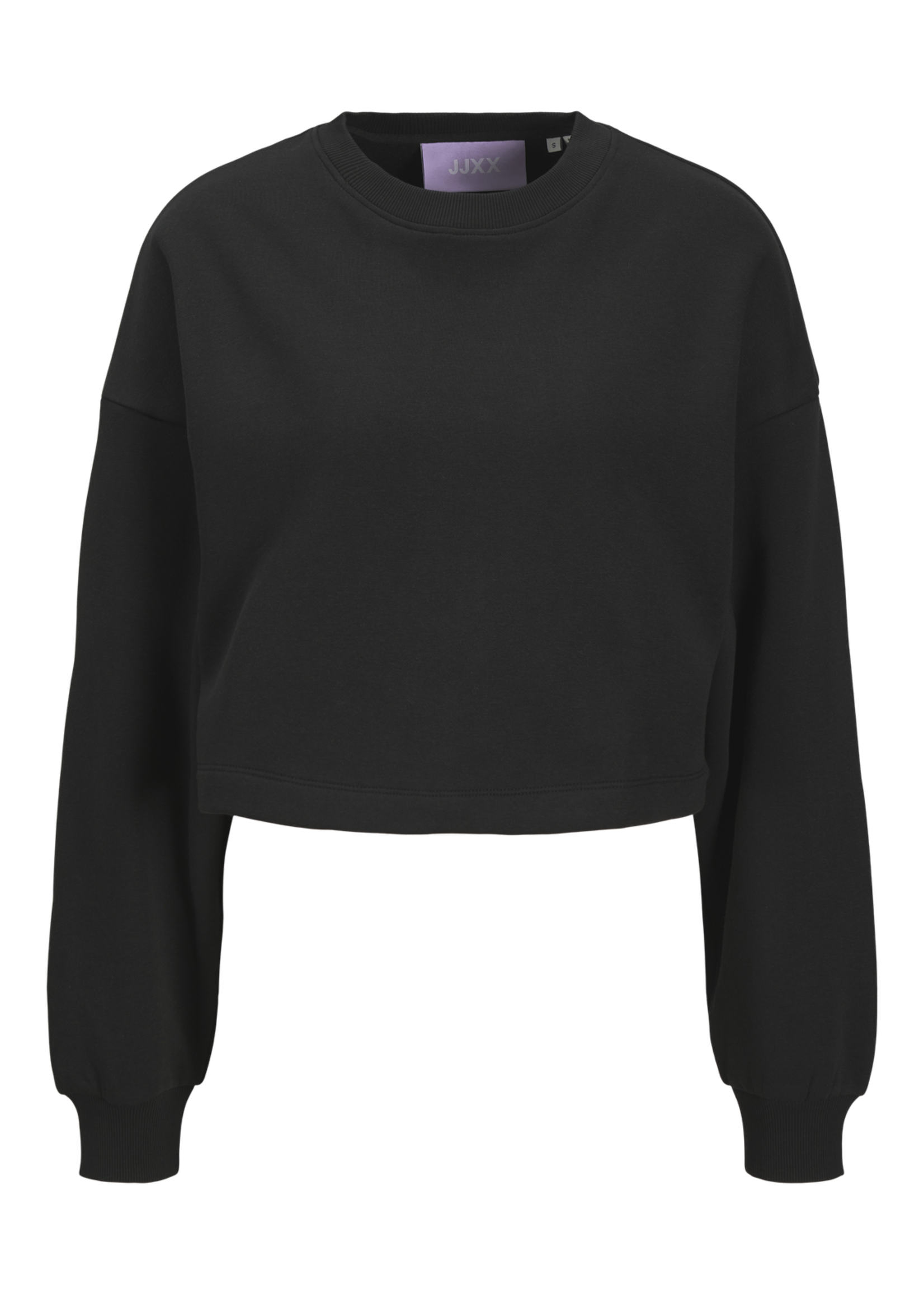 JXALLY CROPPED RLX LS CREW SWT.