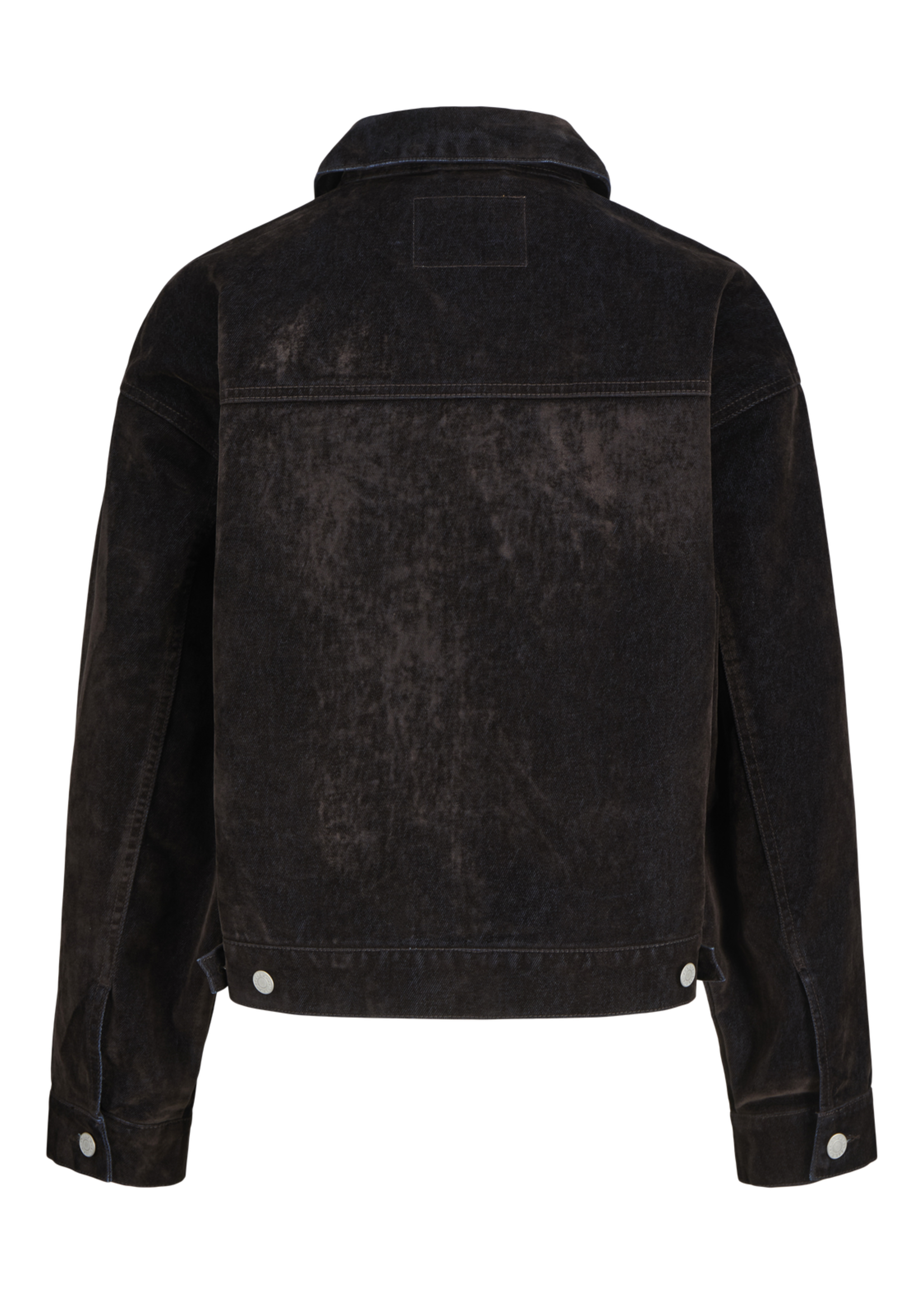 JXMIA FLOCK LS DENIM JACKET DNM