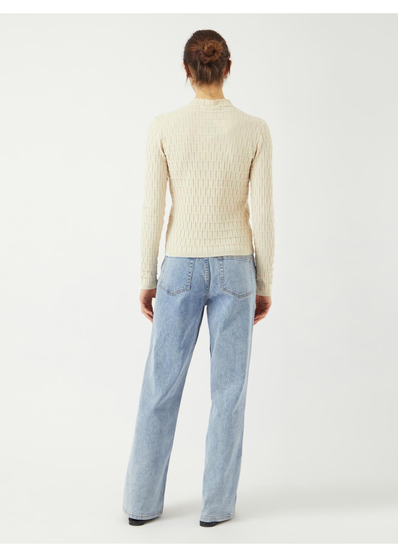 YASTRIXO LS KNIT PULLOVER S