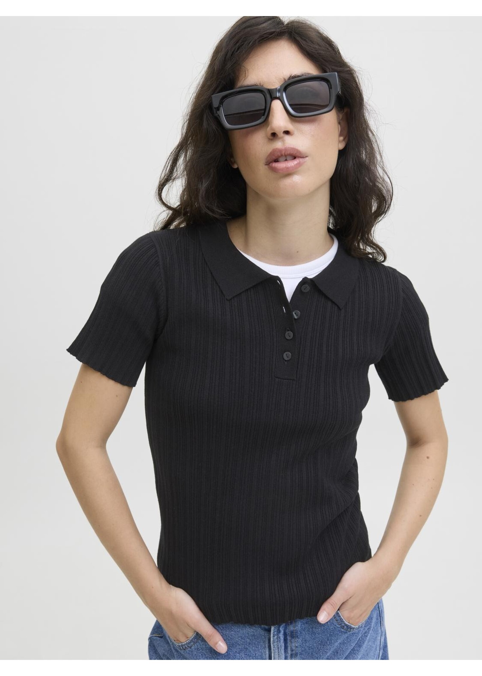 JXHADLEY TIGHT SS POLO KNIT