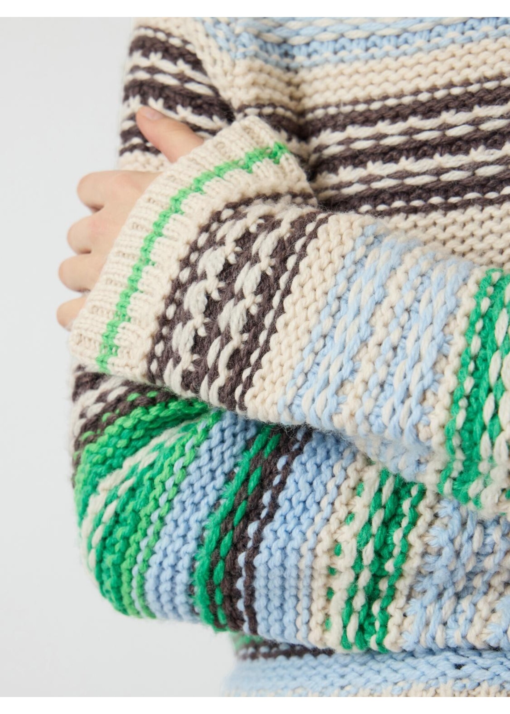 YASBIBI LS KNIT PULLOVER S