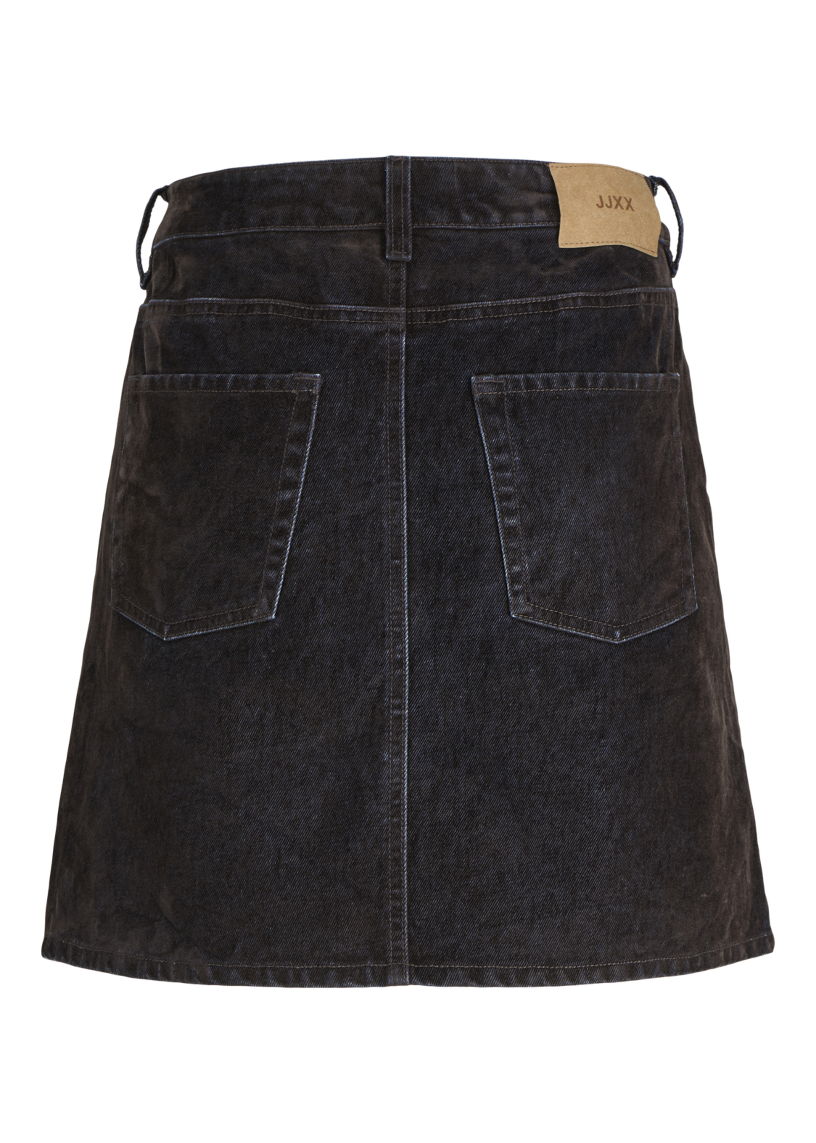 JXMIA FLOCK SHORT DENIM SKIRT DNM