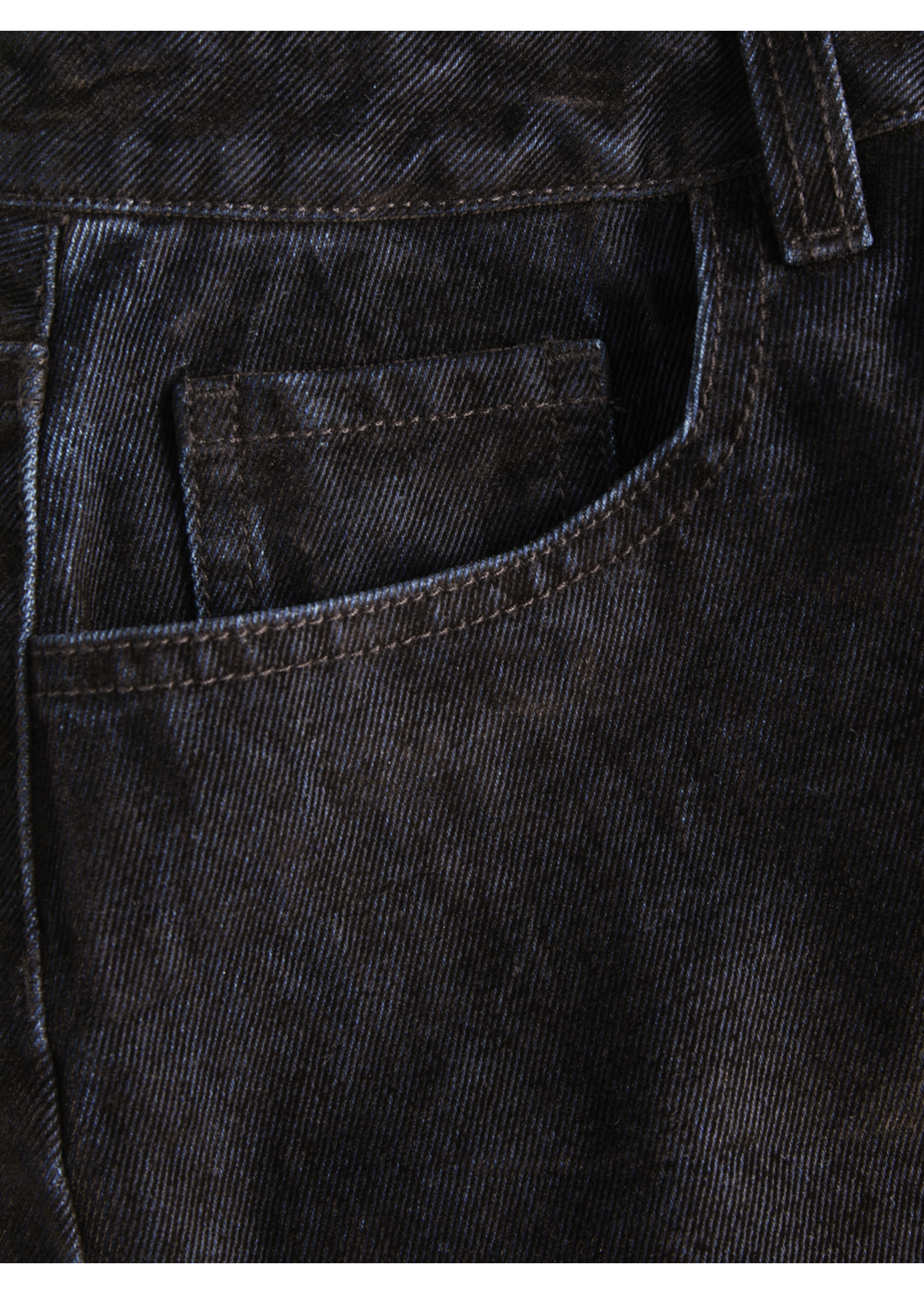 JXMIA FLOCK SHORT DENIM SKIRT DNM