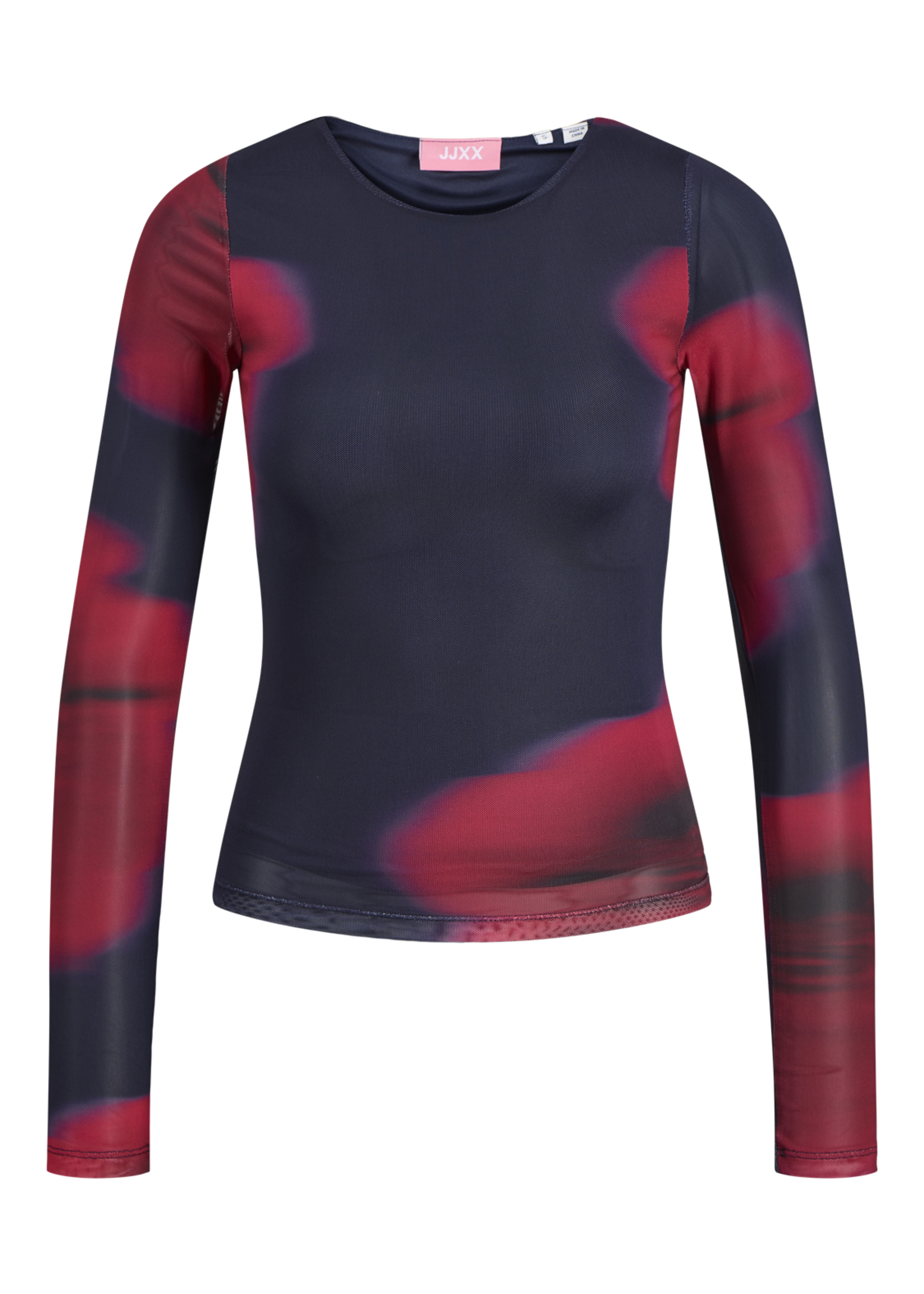 JXMELIA LS MESH TOP WVN SN