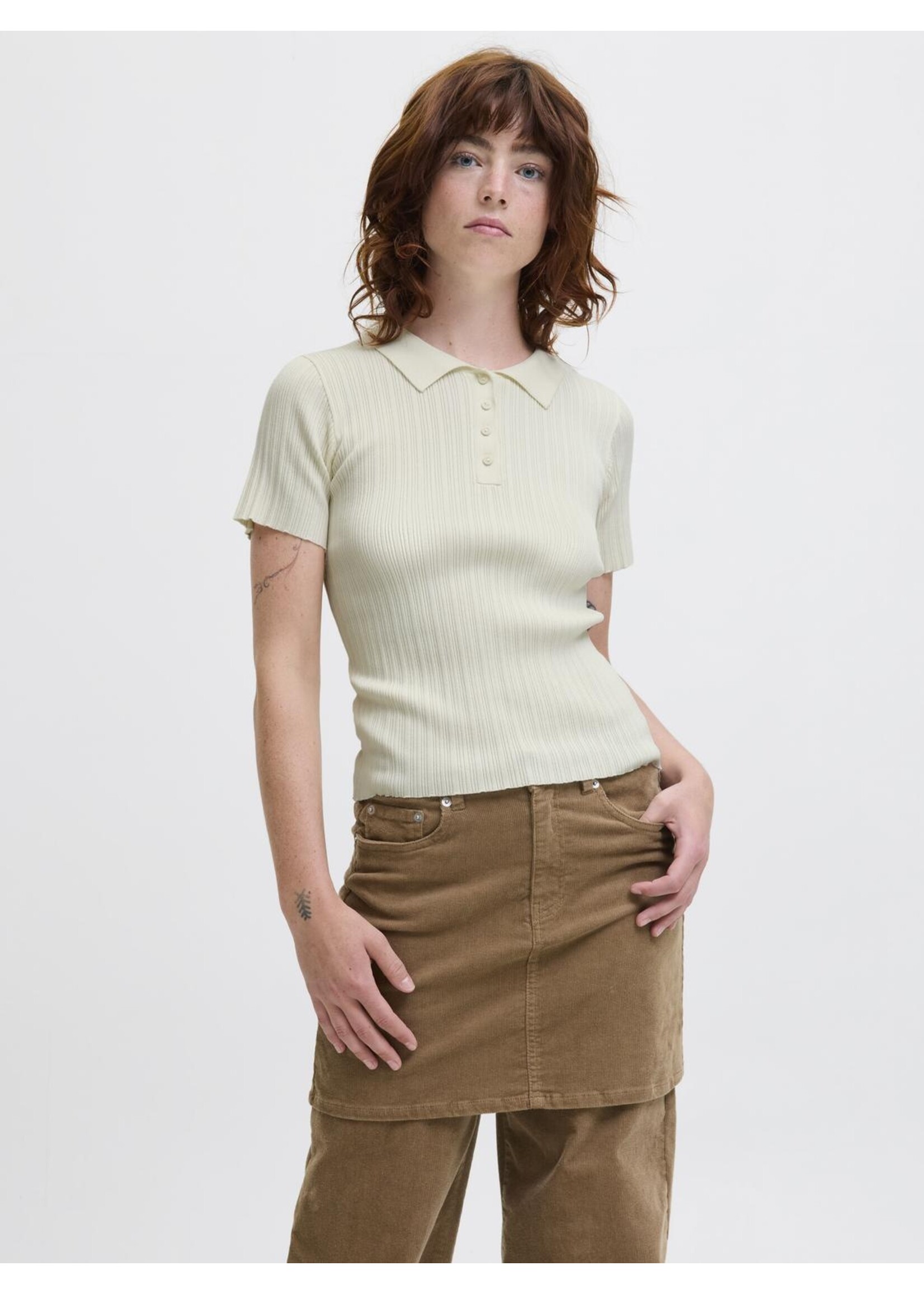 JXHADLEY TIGHT SS POLO KNIT.