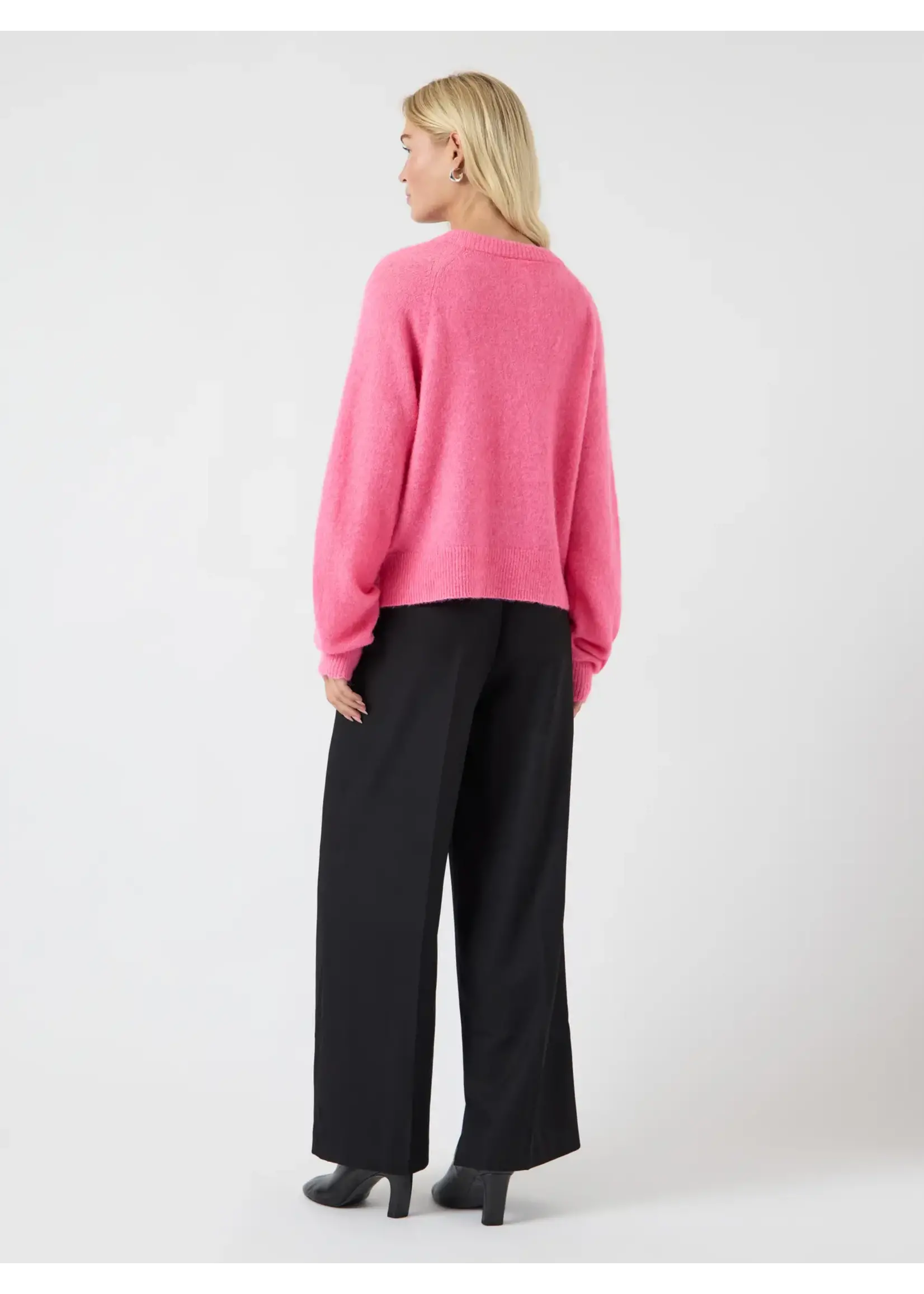 YASJOHI LS WOOL KNIT CARDIGAN