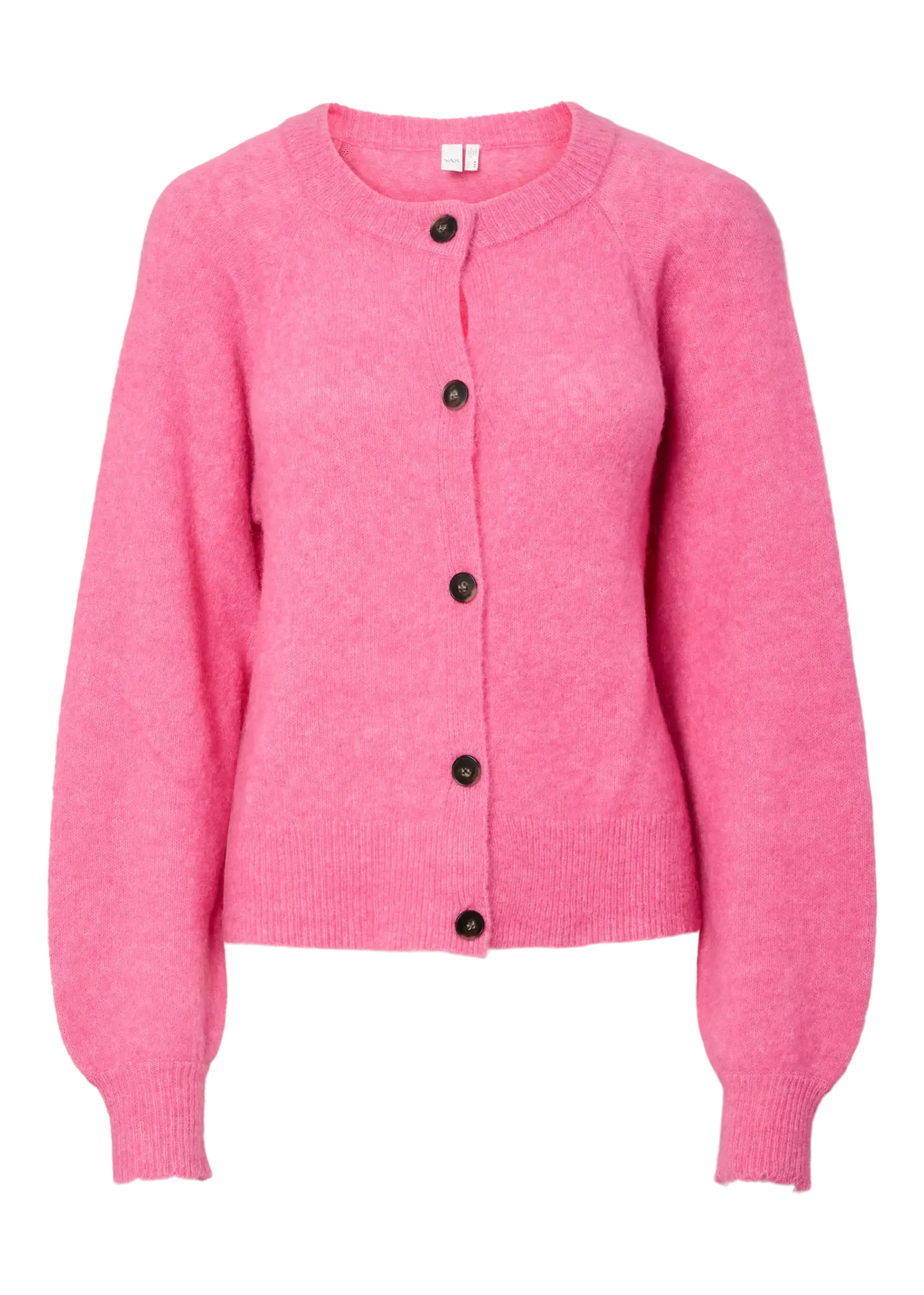 YASJOHI LS WOOL KNIT CARDIGAN
