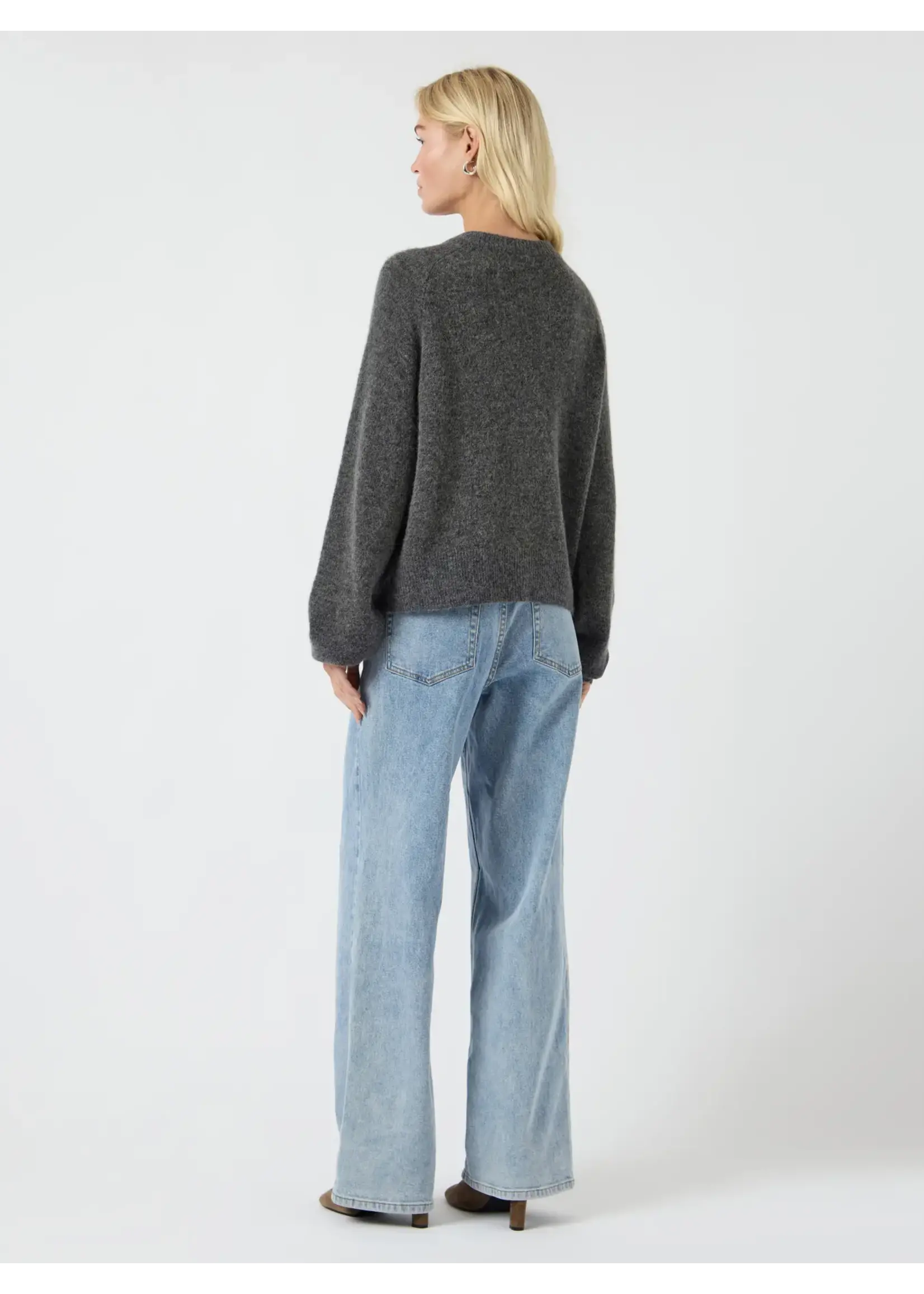 YASJOHI LS WOOL KNIT CARDIGAN S