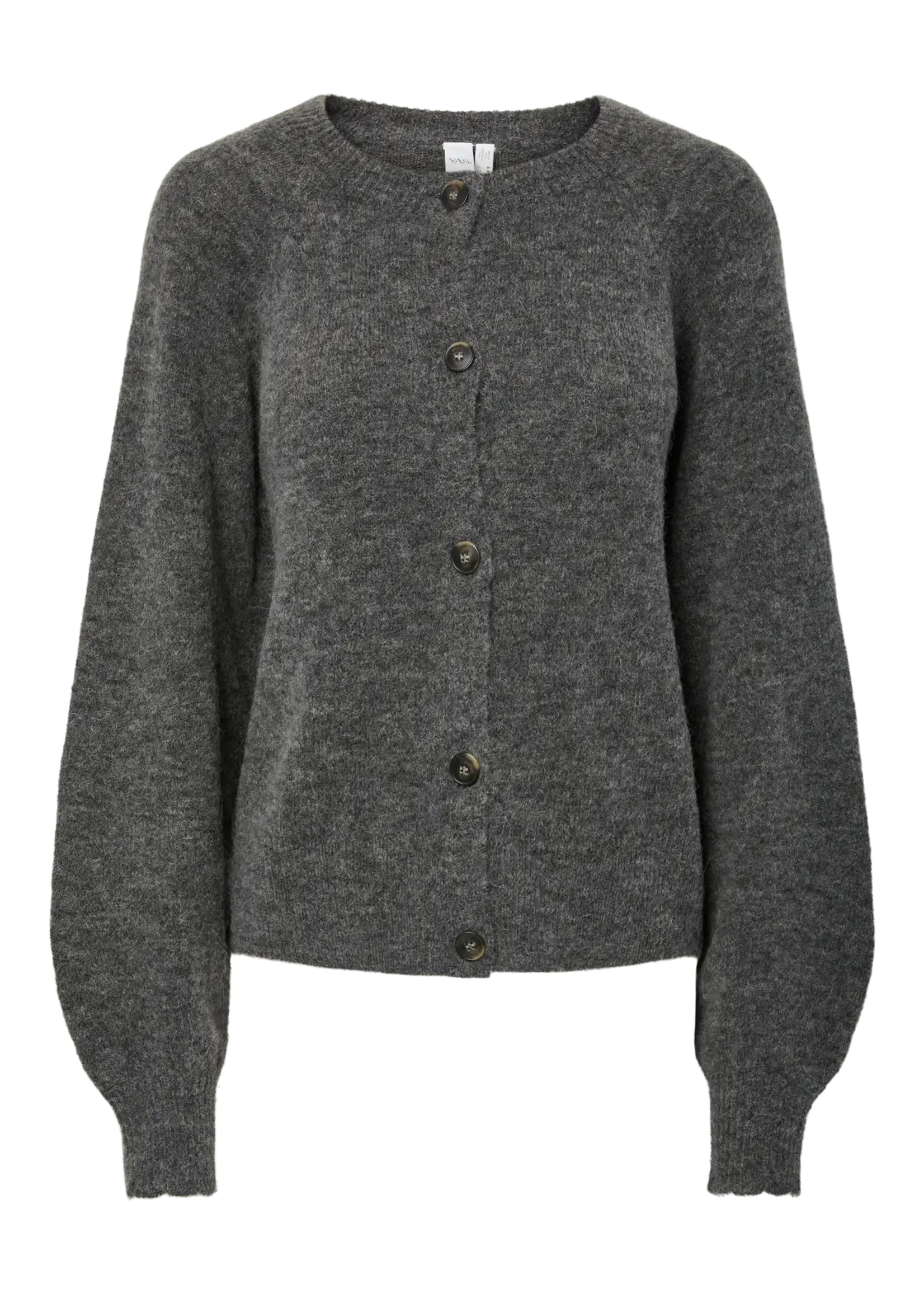 YASJOHI LS WOOL KNIT CARDIGAN S