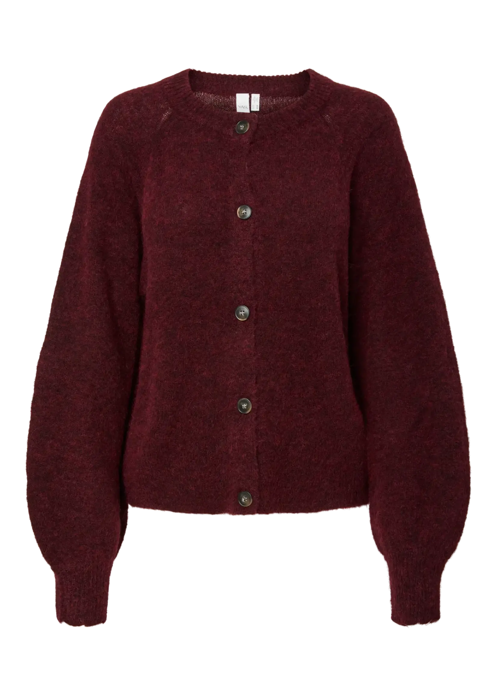 YASJOHI LS WOOL KNIT CARDIGAN S.