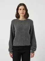 YASJOHI LS WOOL KNIT PULLOVER S