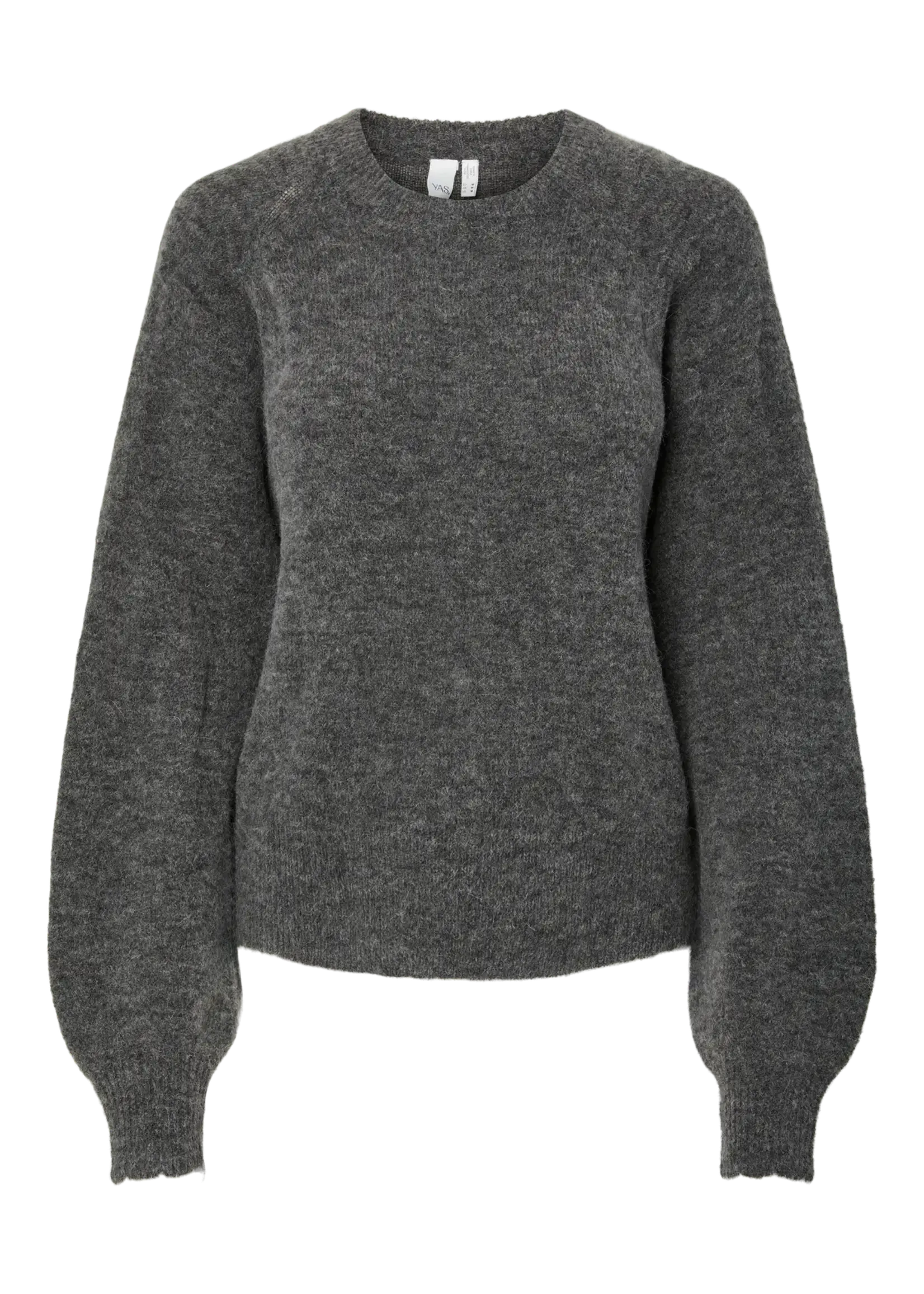 YASJOHI LS WOOL KNIT PULLOVER S