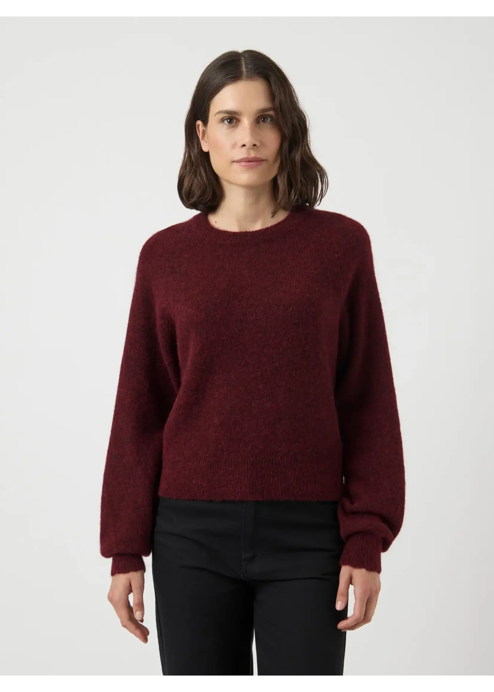 YASJOHI LS WOOL KNIT PULLOVER S.