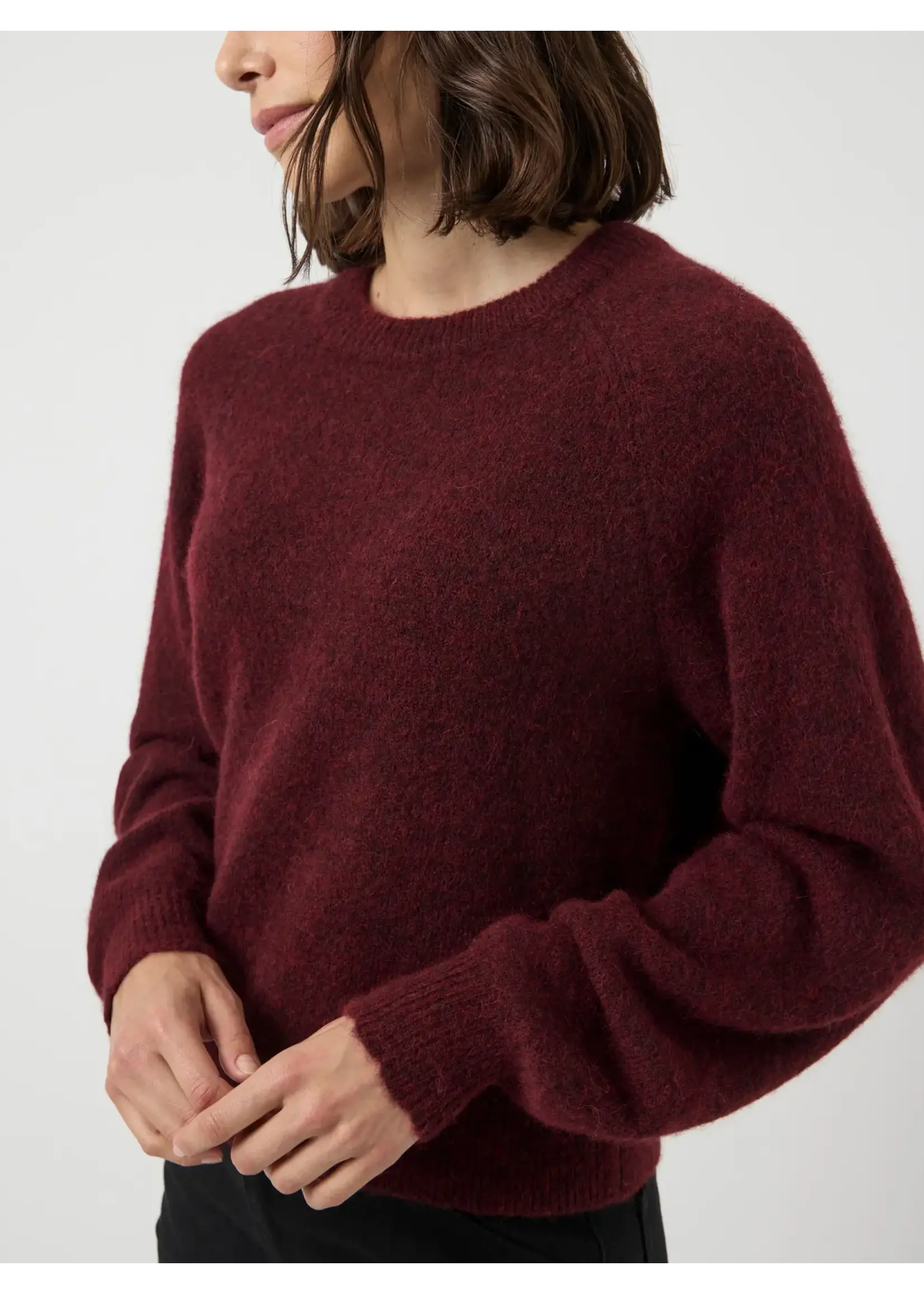 YASJOHI LS WOOL KNIT PULLOVER S.