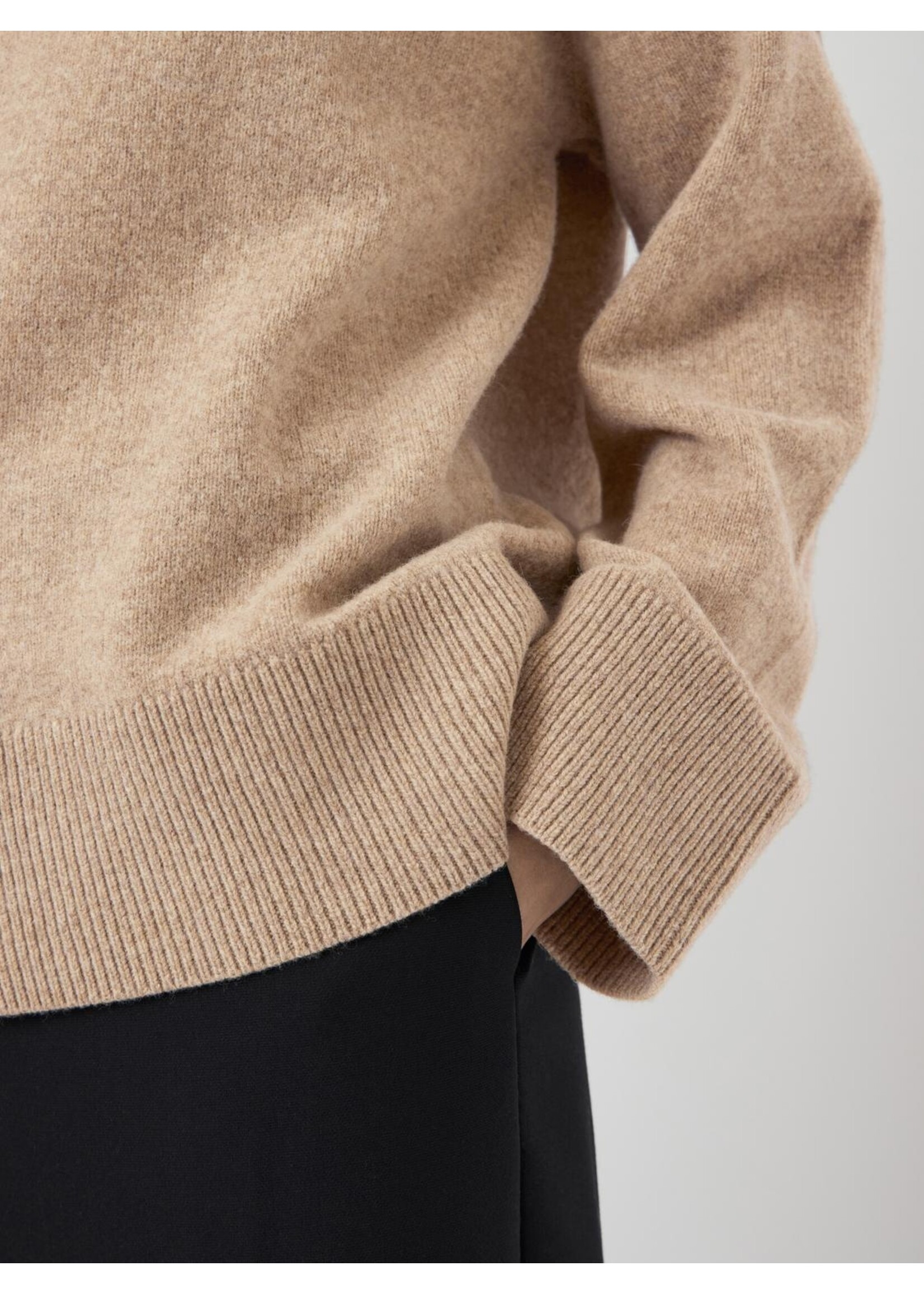 YASNOLA WOOL LS KNIT PULLOVER