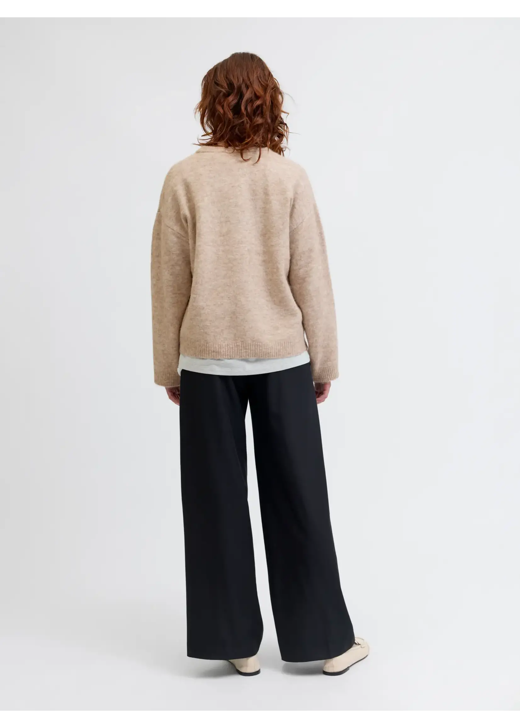 JXMATHILDA WOOL BLEND CREW NECK KNIT .