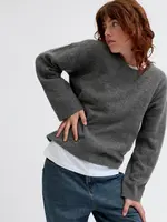 JXMATHILDA WOOL BLEND CREW NECK KNIT.