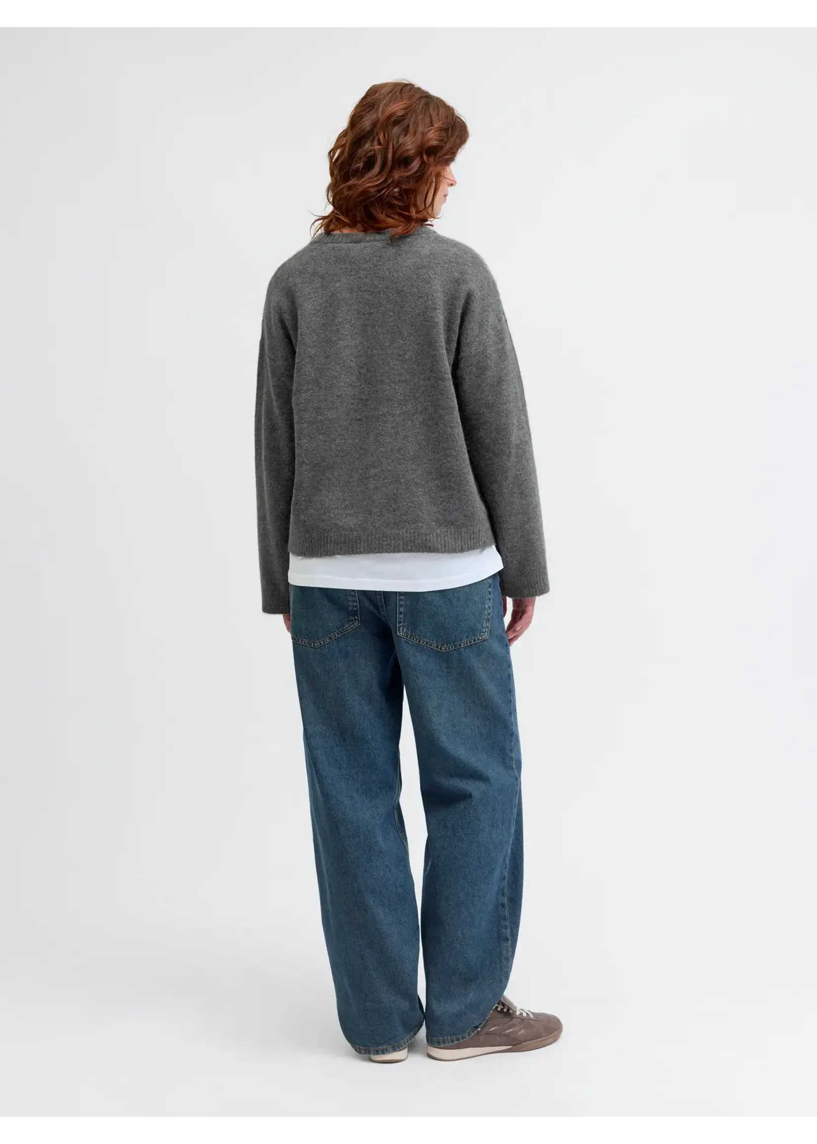 JXMATHILDA WOOL BLEND CREW NECK KNIT.
