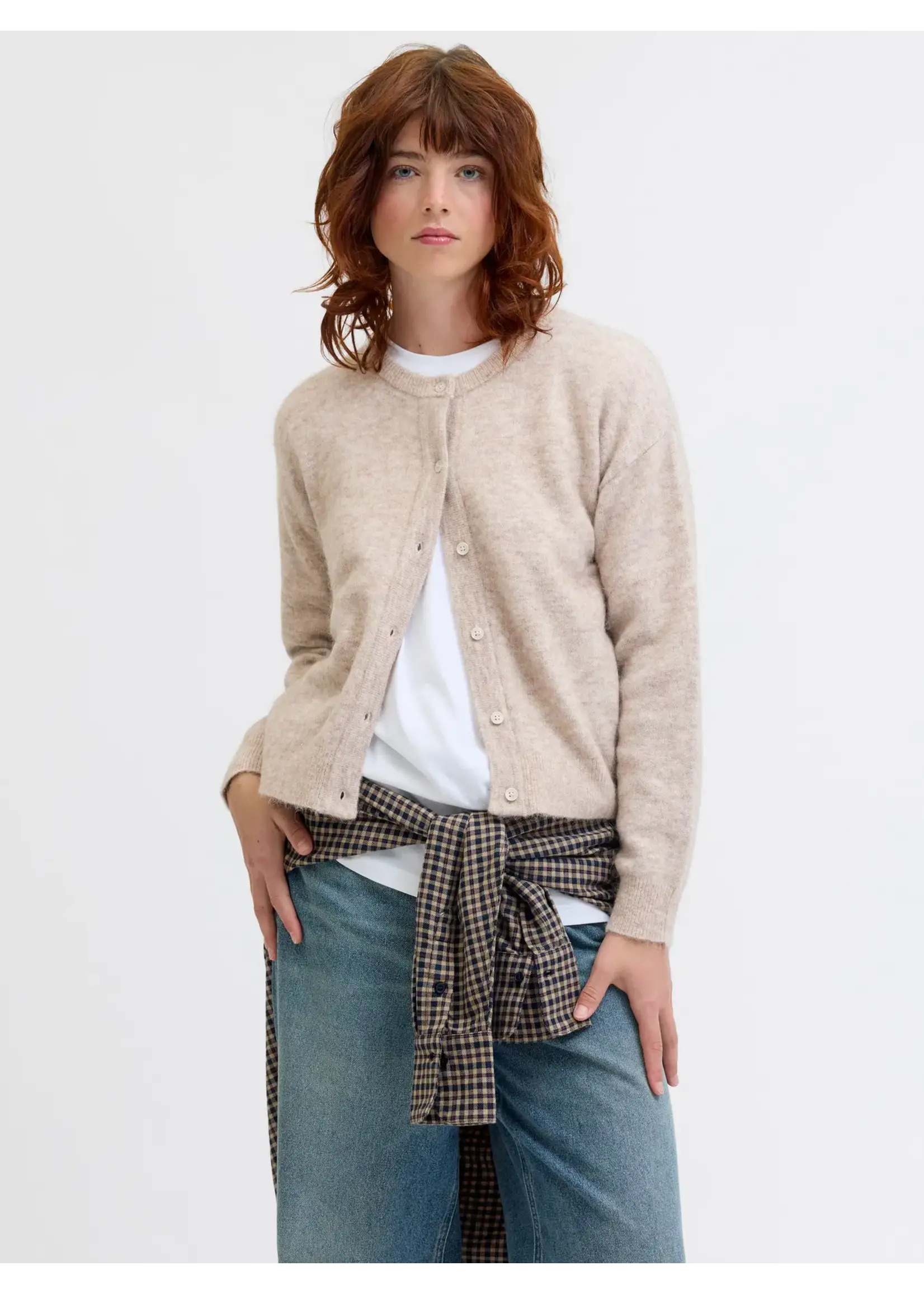 JXMATHILDA WOOL BLEND CARDIGAN KNIT.