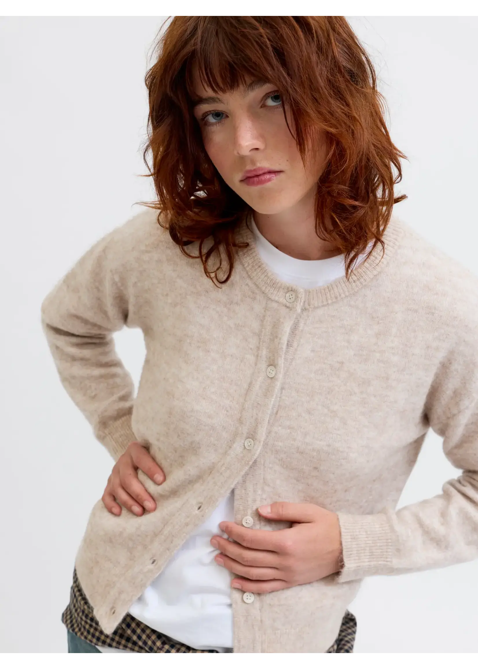 JXMATHILDA WOOL BLEND CARDIGAN KNIT.