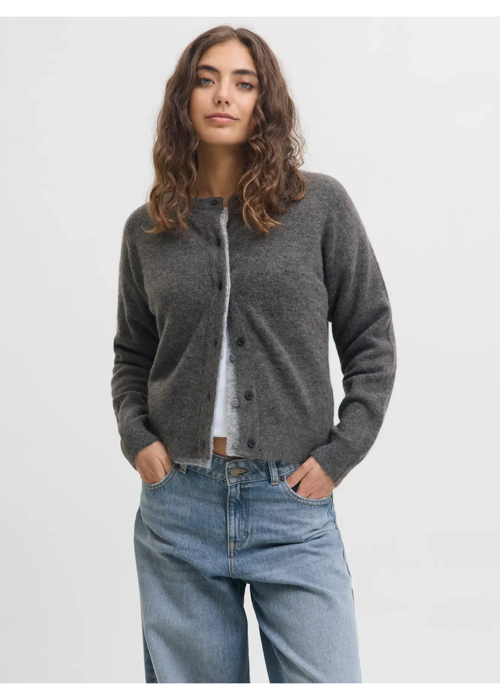 JXMATHILDA WOOL BLEND CARDIGAN KNIT