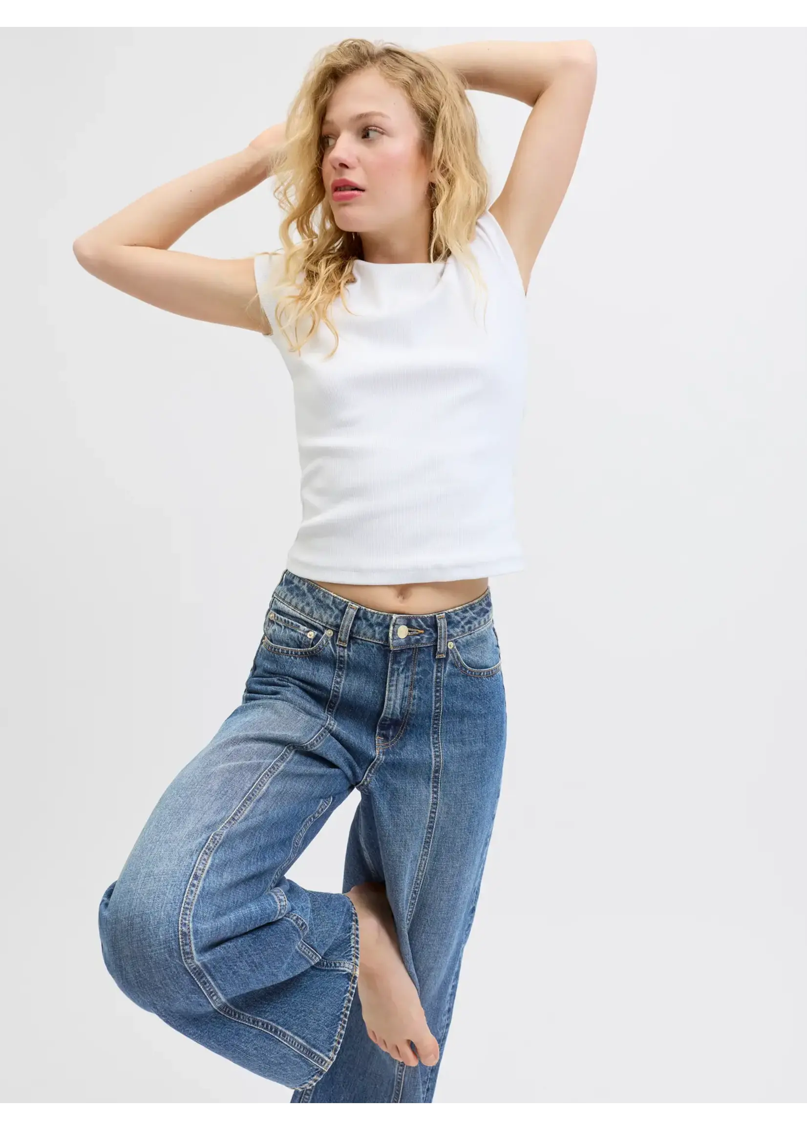 JXTOKYO WIDE HW JEANS R282 DNM LN