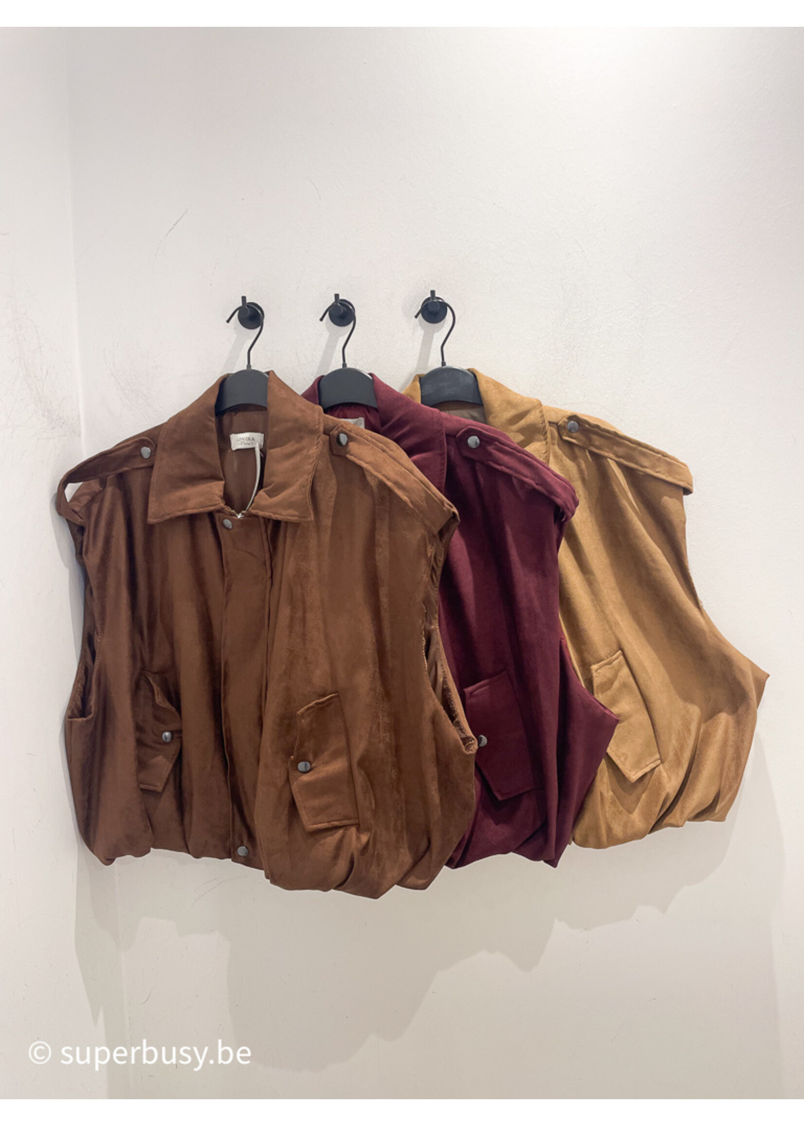 SUEDE JACKET MAEVE CAMEL DARK