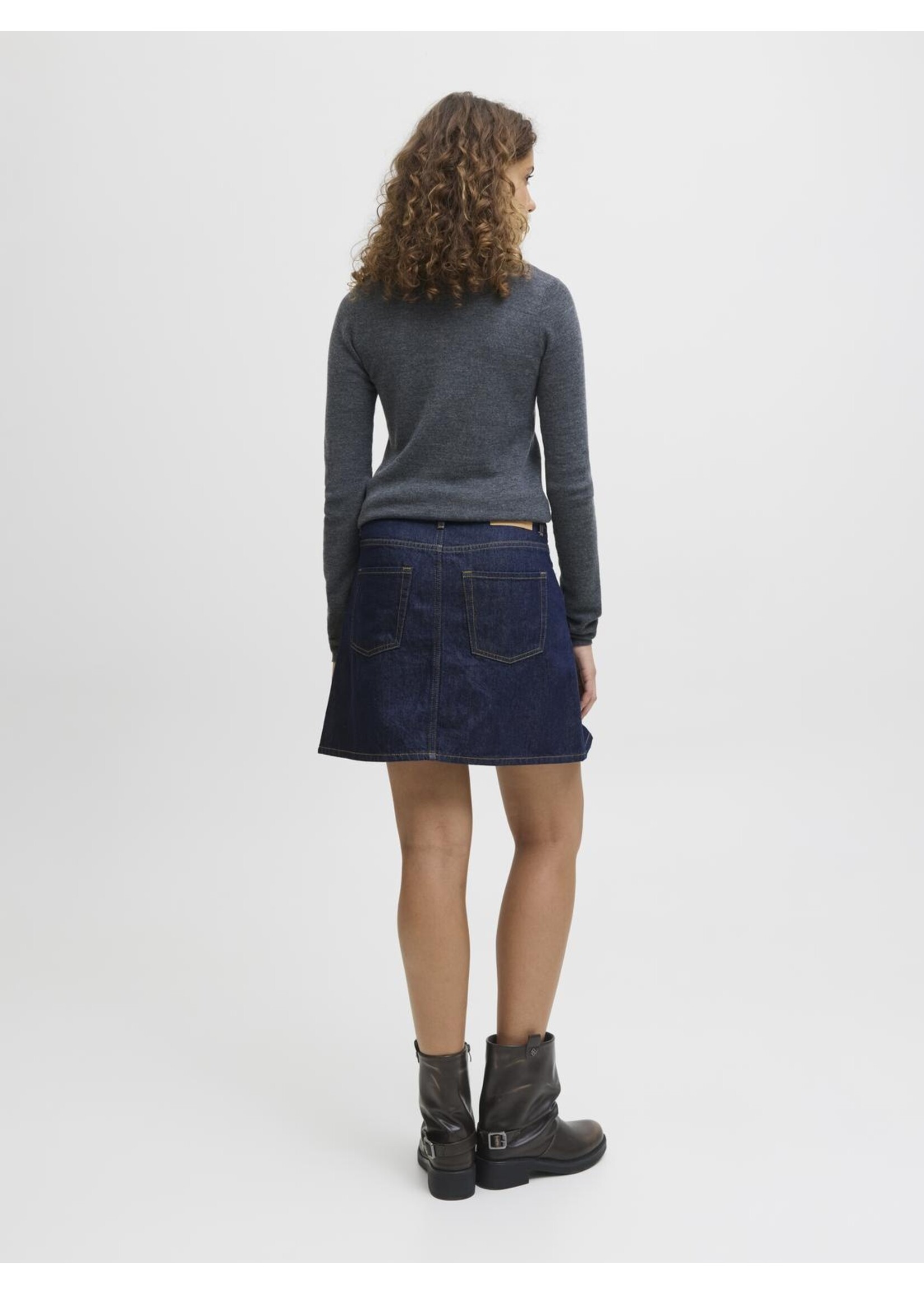 JXALORA MW PLEATED SKIRT DNM