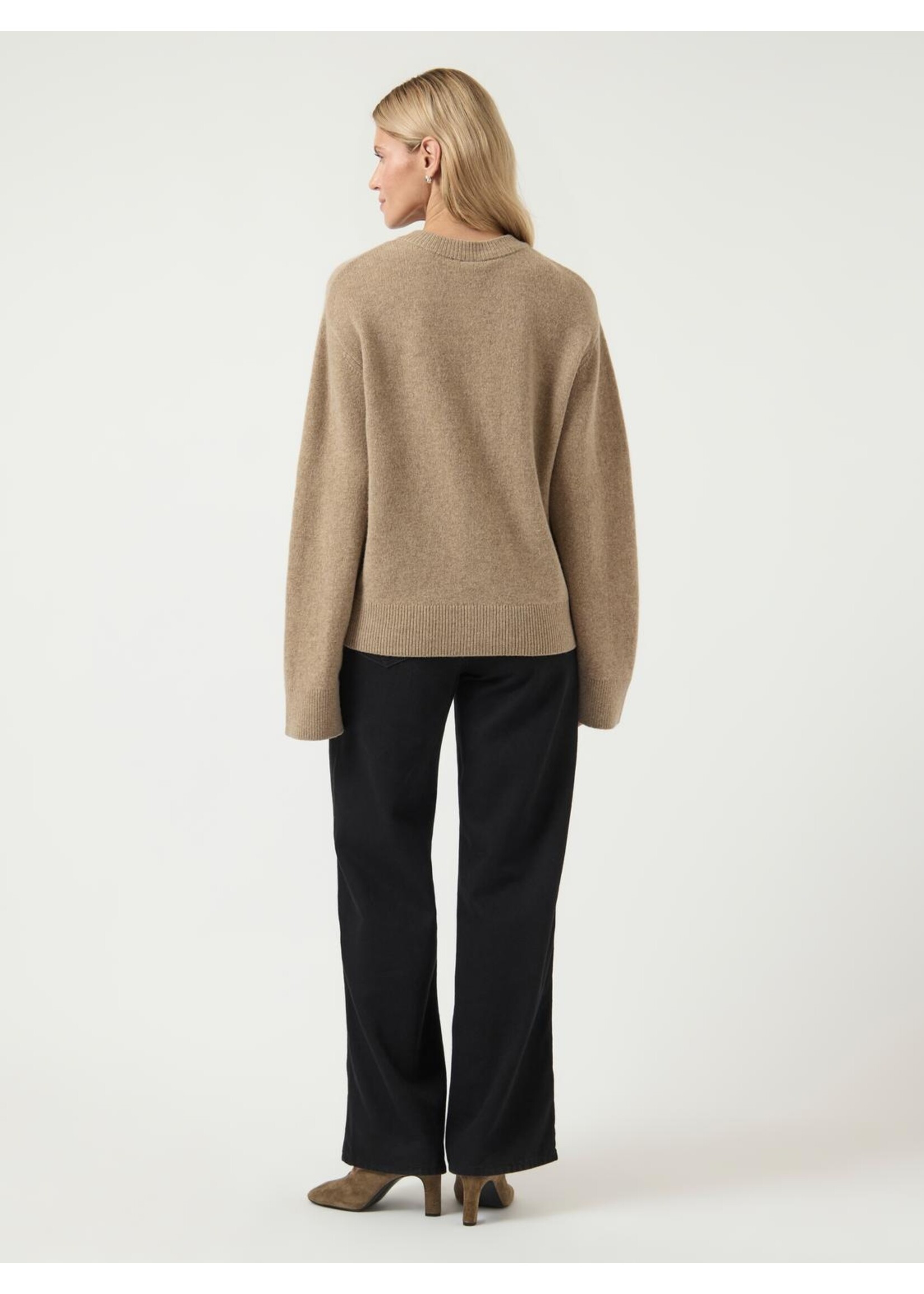 YASNOLA WOOL LS KNIT CARDIGAN S.