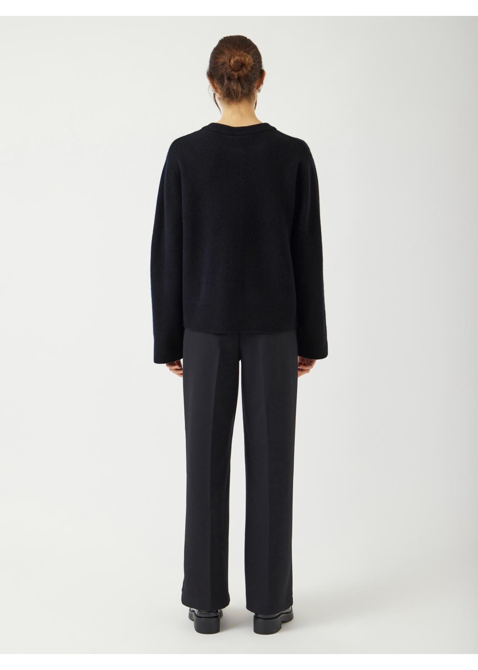 YASNOLA WOOL LS KNIT CARDIGAN S.