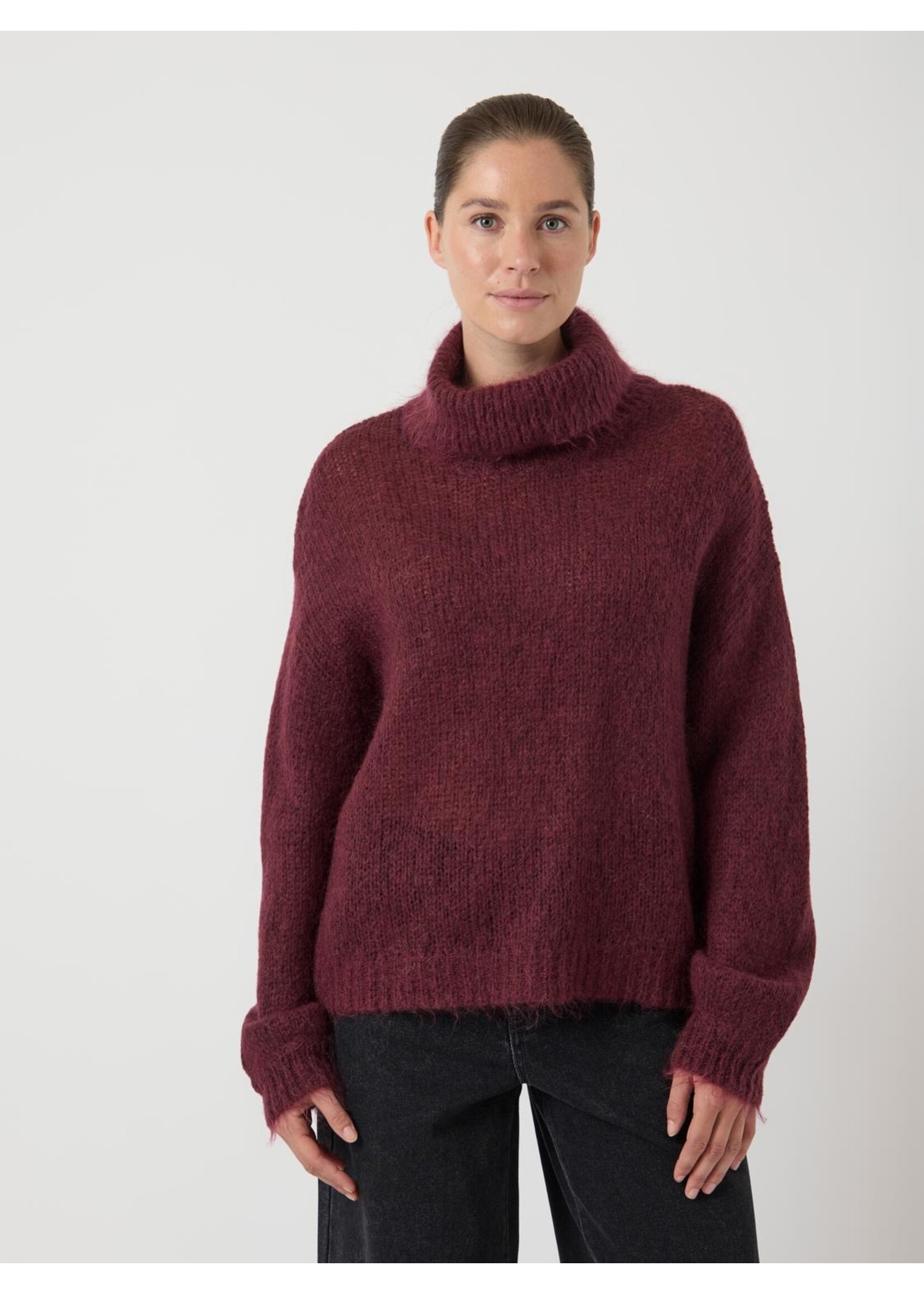 YASLAMBI LS KNIT ROLLNECK PULLOVER S.