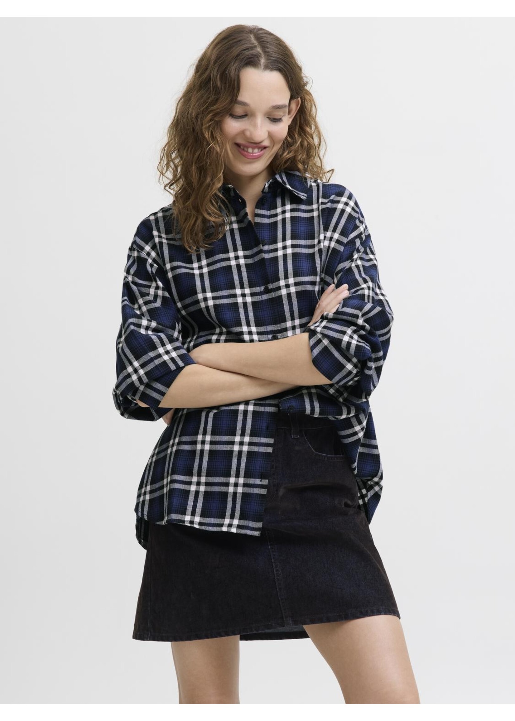 JXHAILEY BELLA FLANNEL LS SHIRT WVN LN