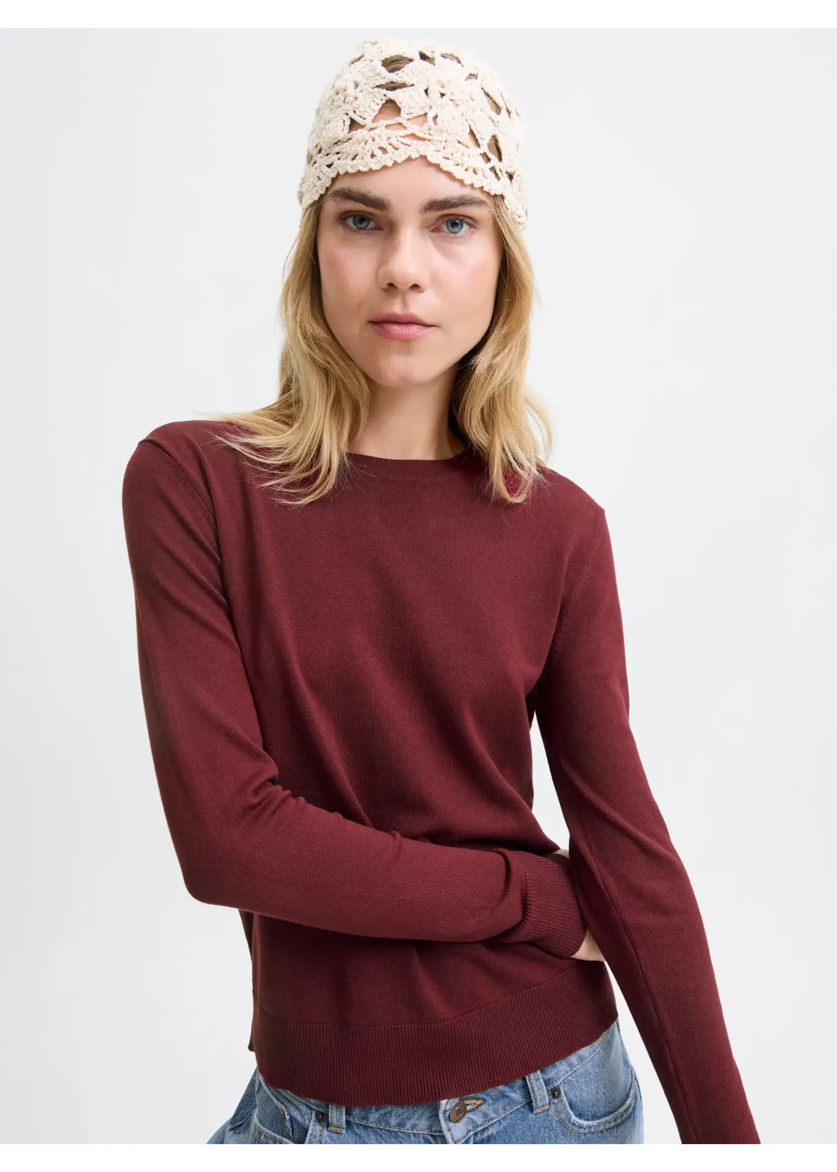 JXCARA COMFY CREW NECK KNIT