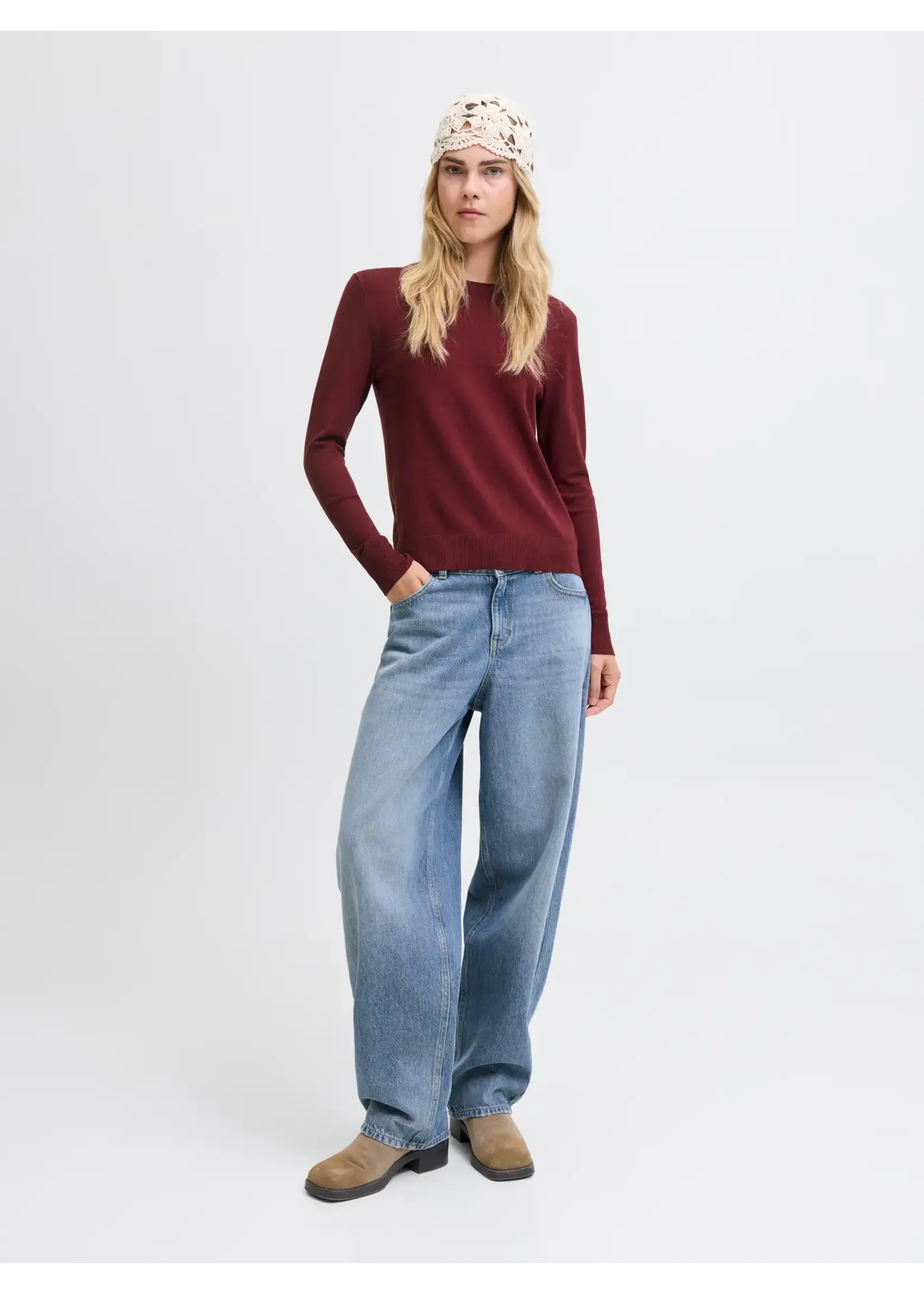 JXCARA COMFY CREW NECK KNIT