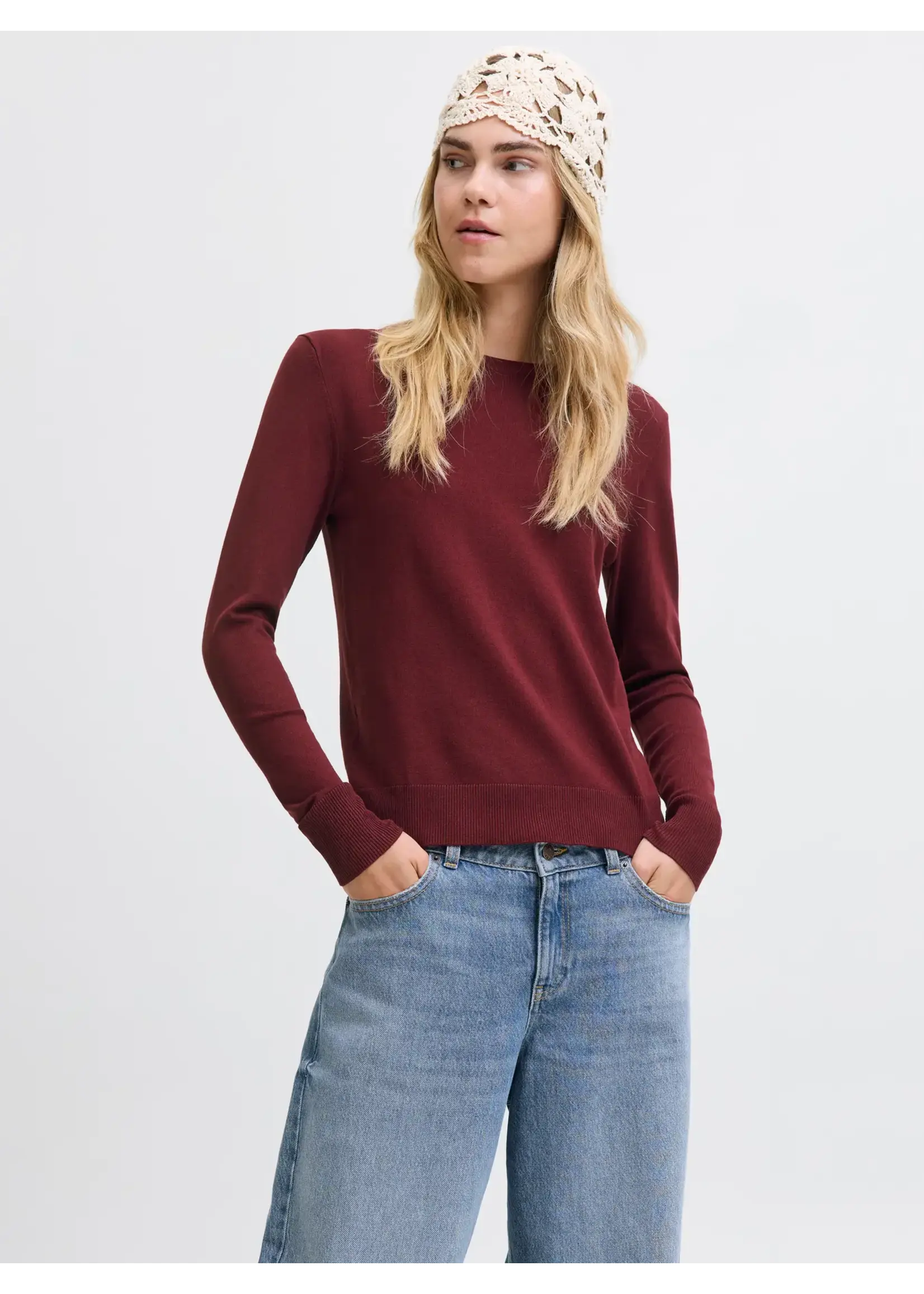 JXCARA COMFY CREW NECK KNIT
