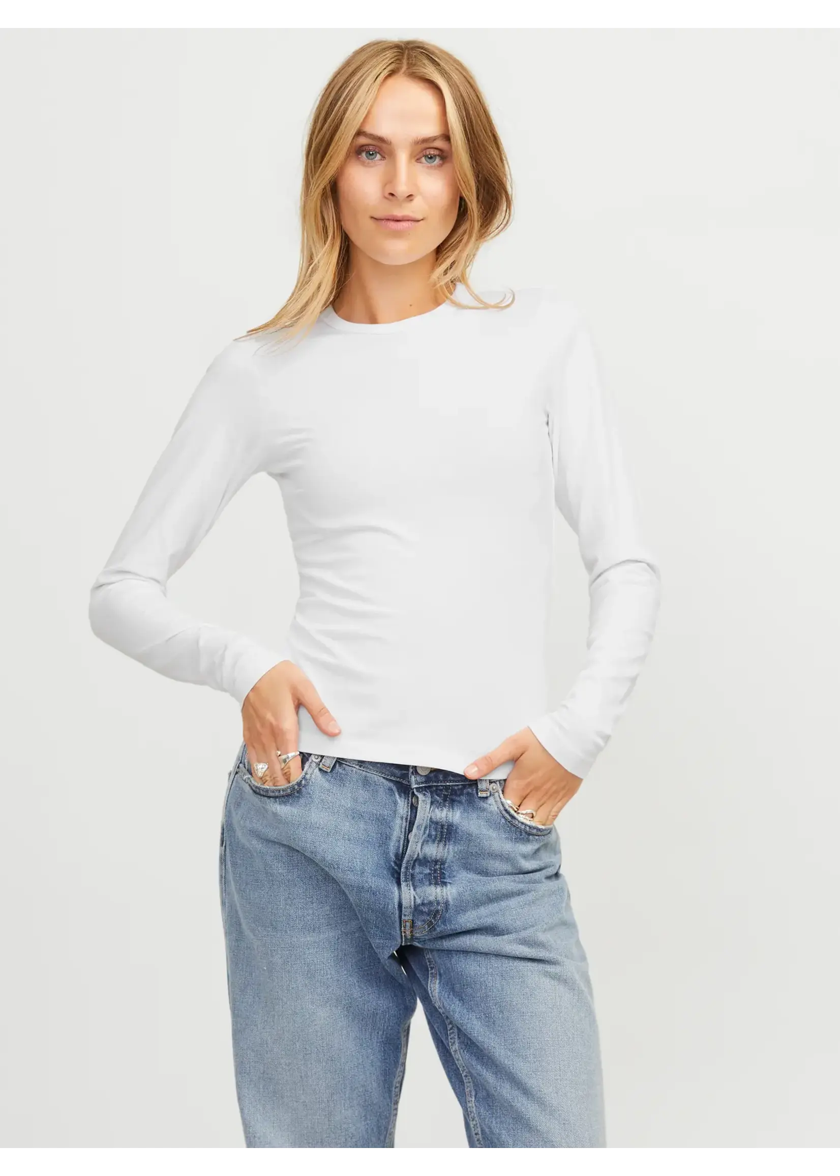 JXCELINE GIGI STR LS SOLID TEE JRS