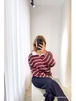 T-SHIRT ANNA-JULIE BORDEAUX
