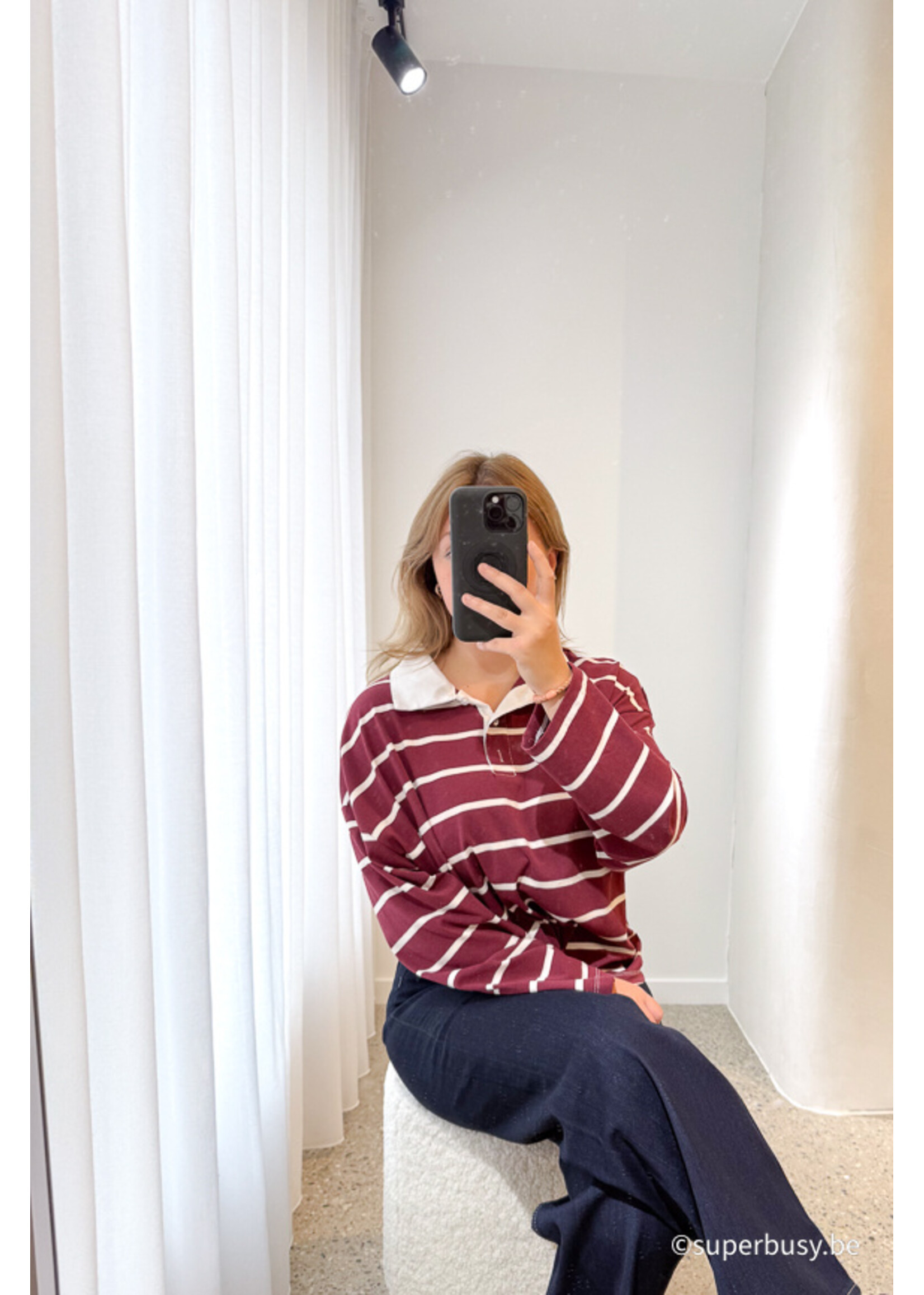 T-SHIRT ANNA-JULIE BORDEAUX
