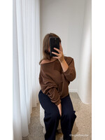 T-SHIRT LUCY STRIPE BROWN
