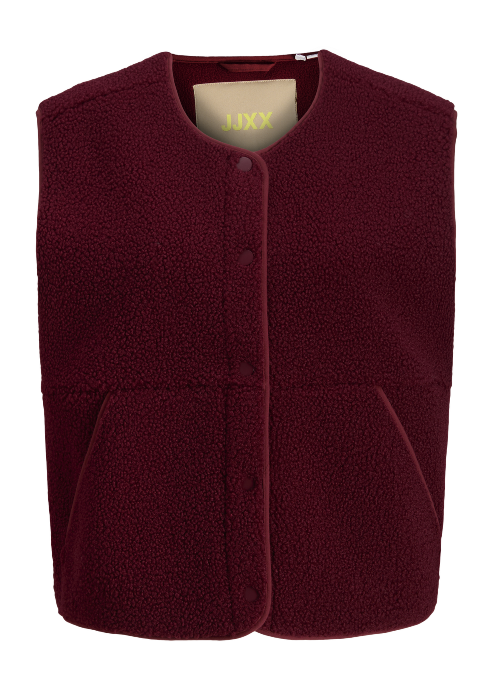 JXVERA TEDDY VEST OTW SN BORDEAUX