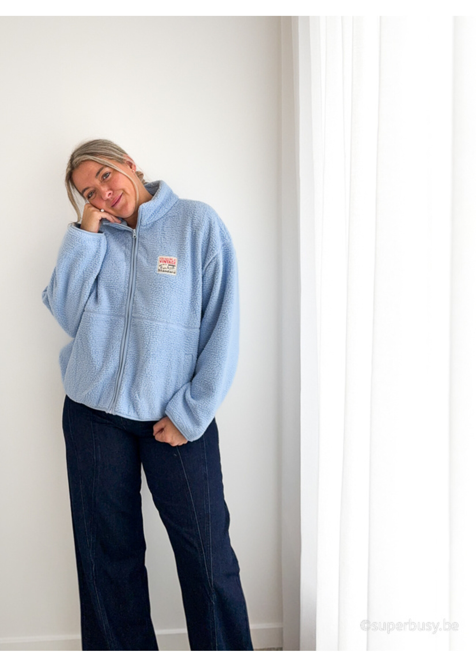 YOU HAD ME AT VINTAGE TEDDY VEST