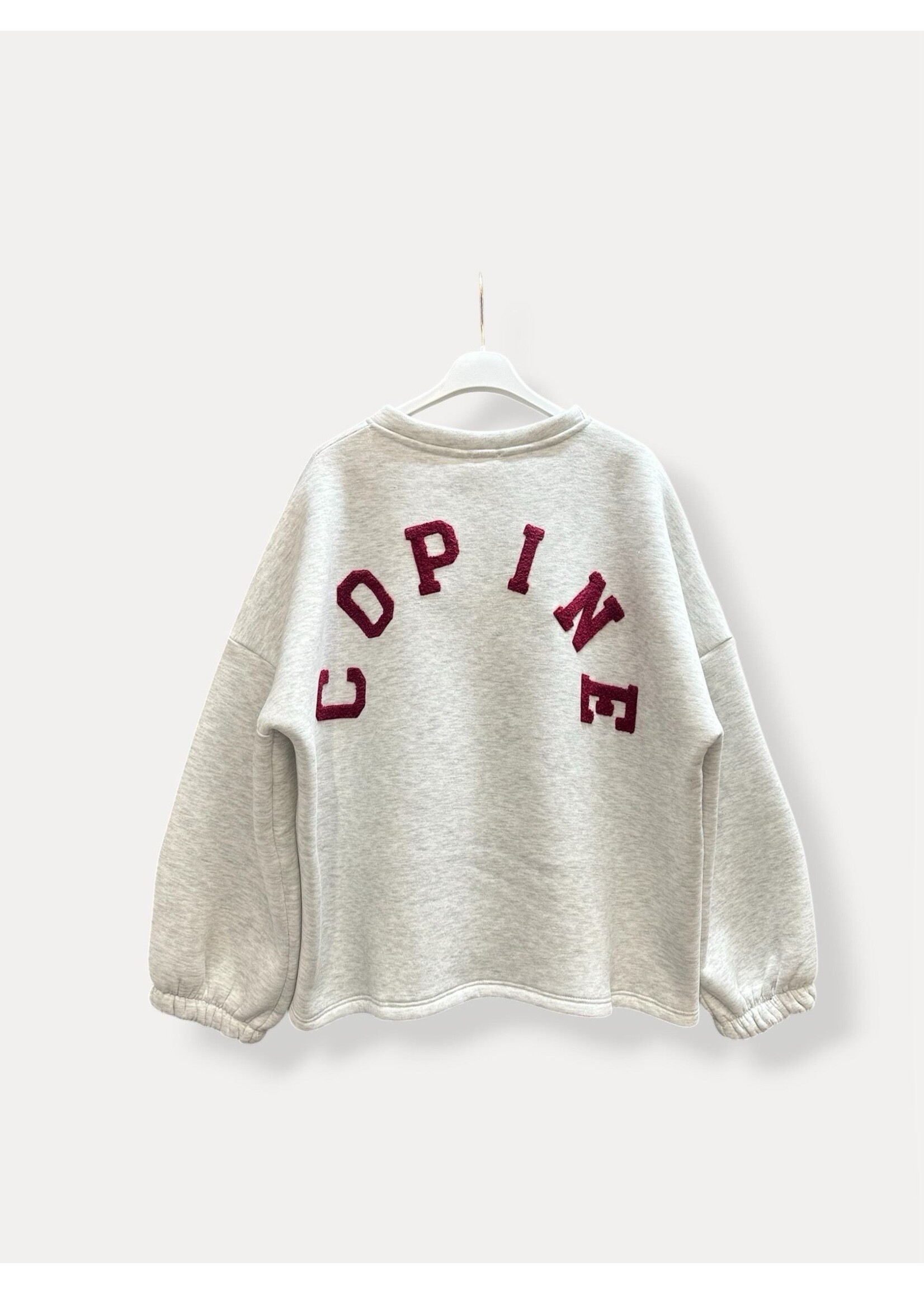 SWEATER COPINE BORDEAUX