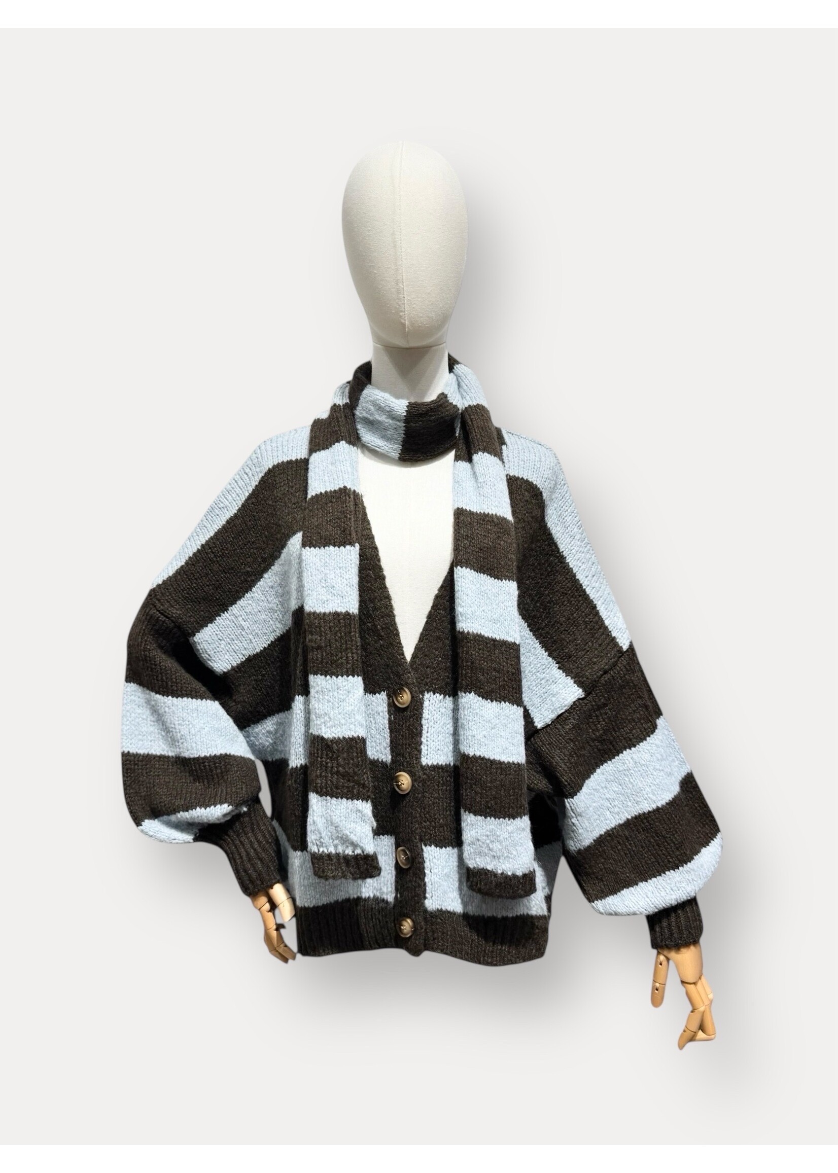 GILET + SCARF MURIEL