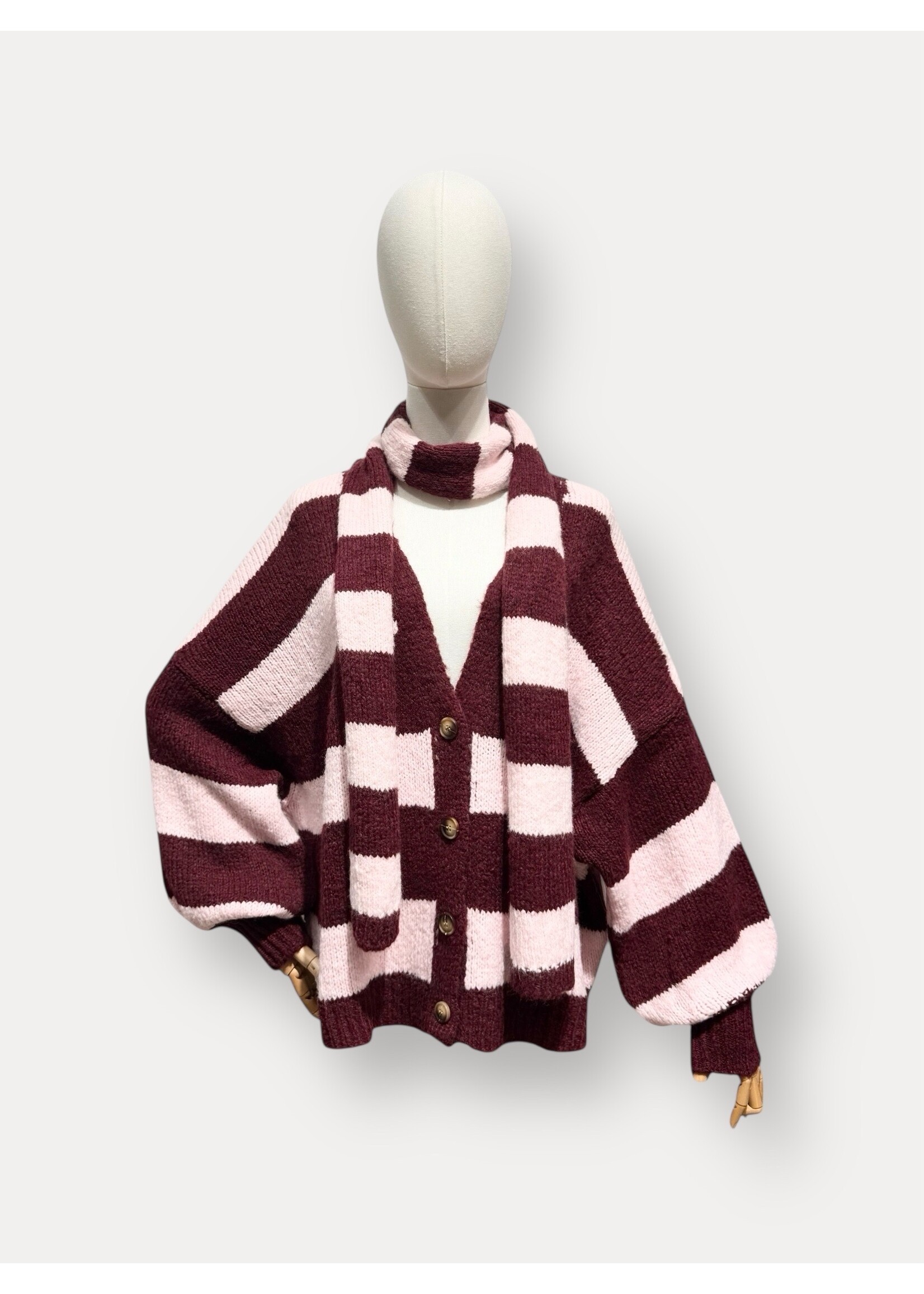 GILET + SCARF MURIEL