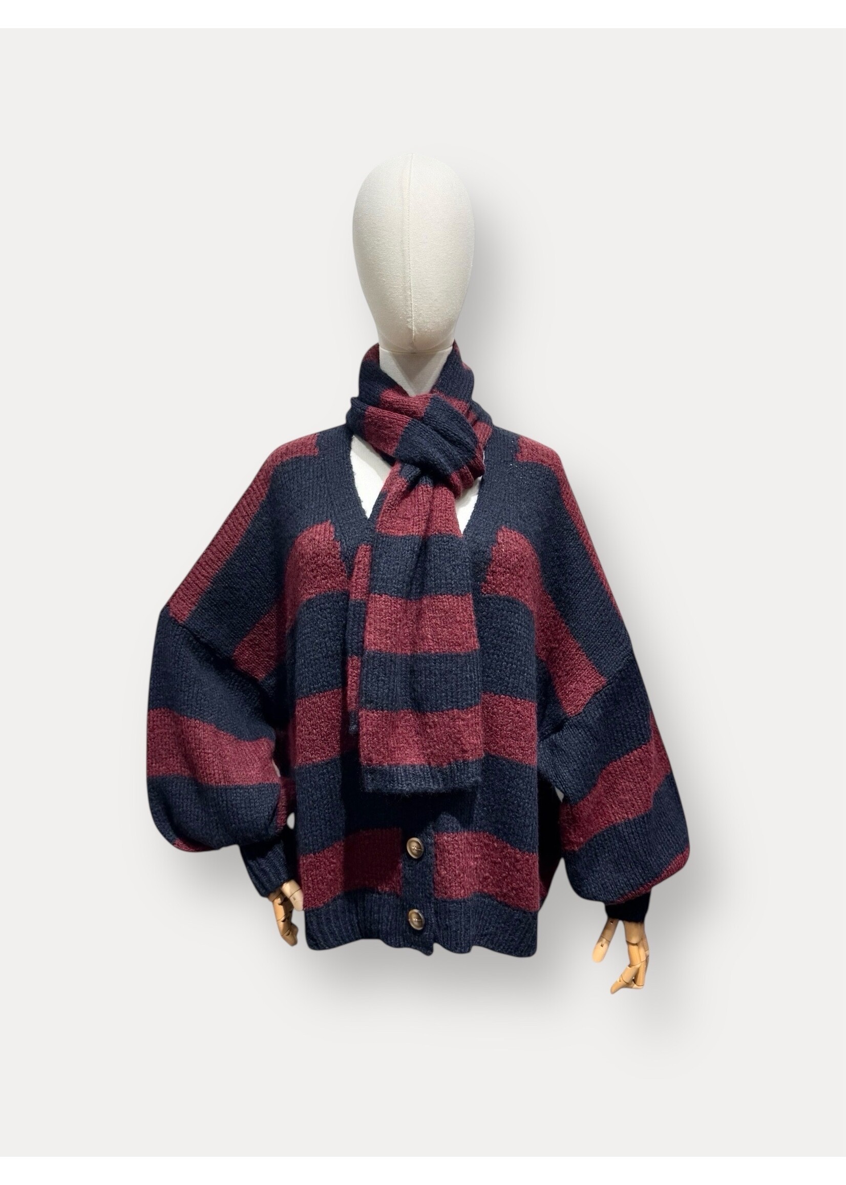 GILET + SCARF MURIEL